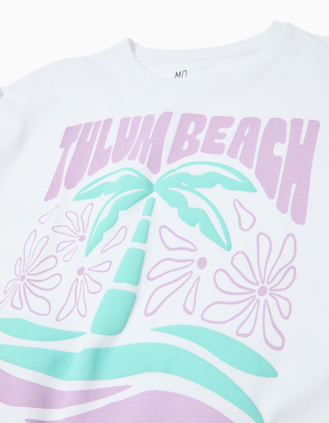 T-shirt Estampado, Menina, Branco