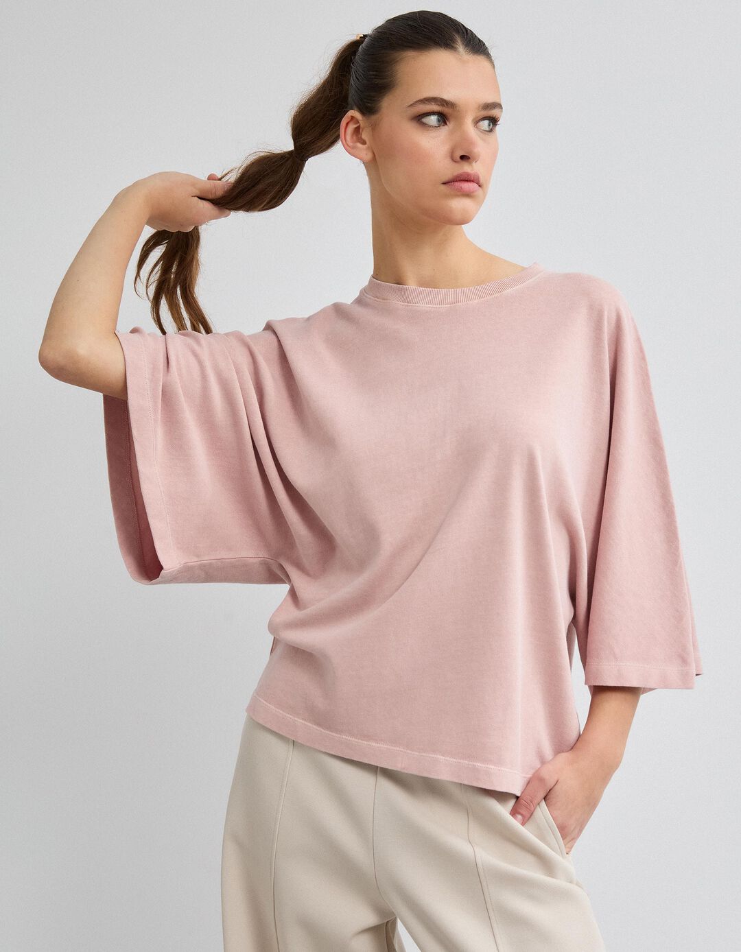 T-shirt, Mulher, Rosa