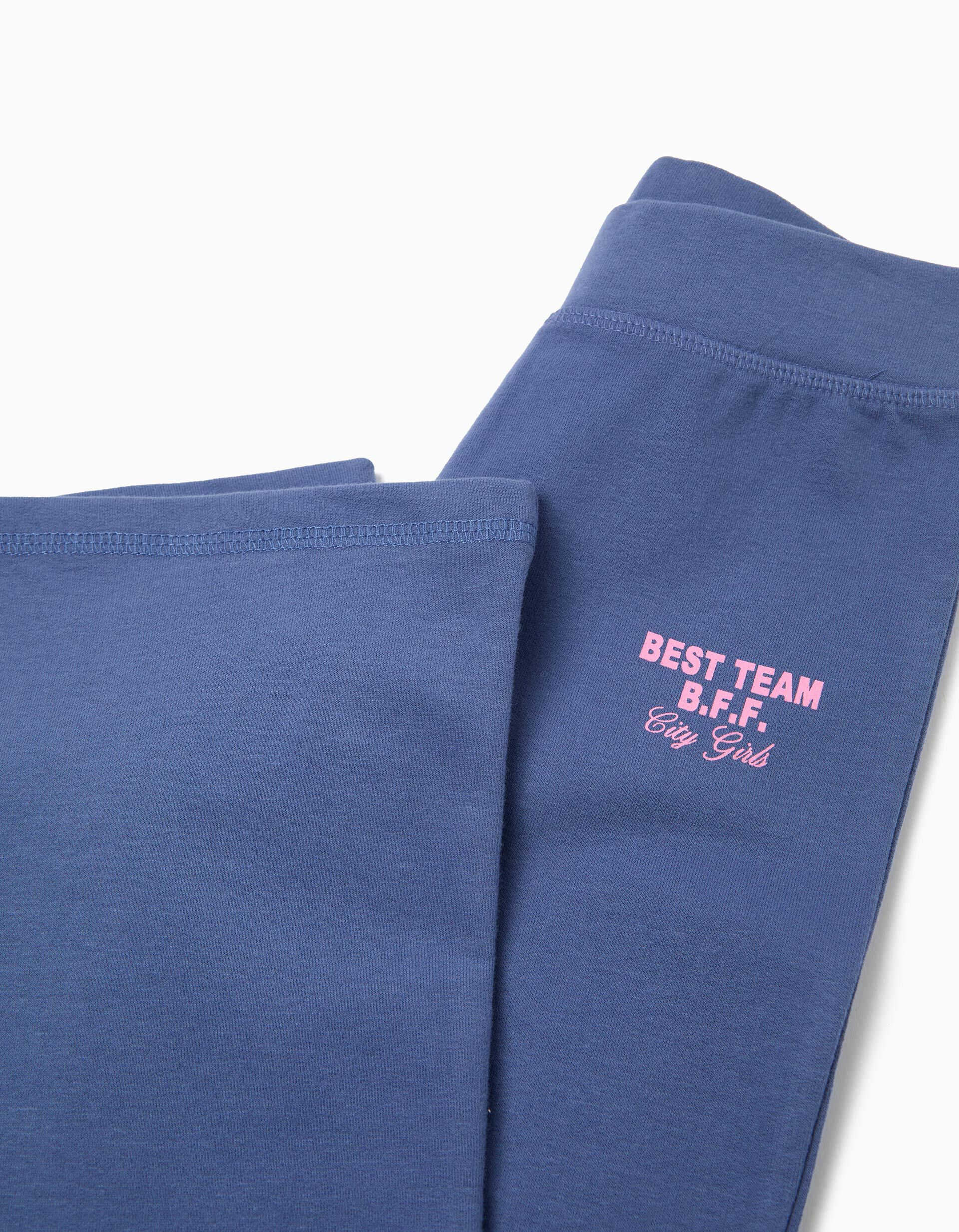 Comprar Online Leggings Flare, Menina, Azul