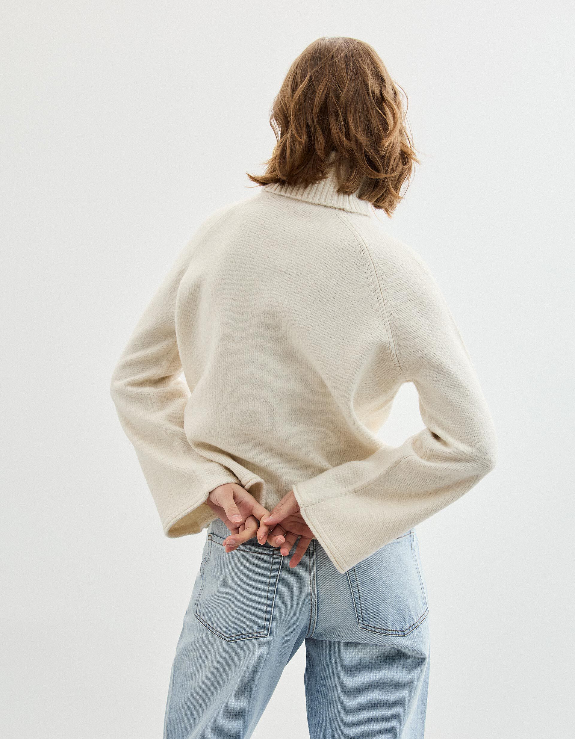 Comprar Online Camisola com L&atilde;, Mulher, Bege Claro