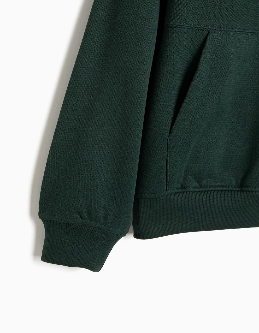 Sweatshirt De Felpa, Menino, Verde Escuro