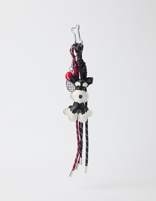Comprar Online Porta-Chaves Charm C&atilde;o, Preto