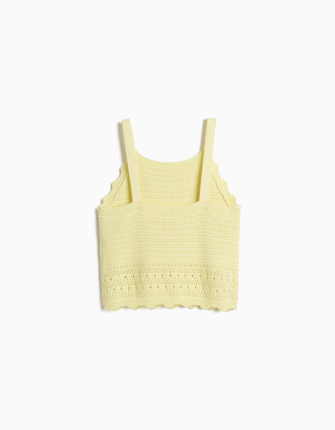 Top Crochet, Menina, Amarelo