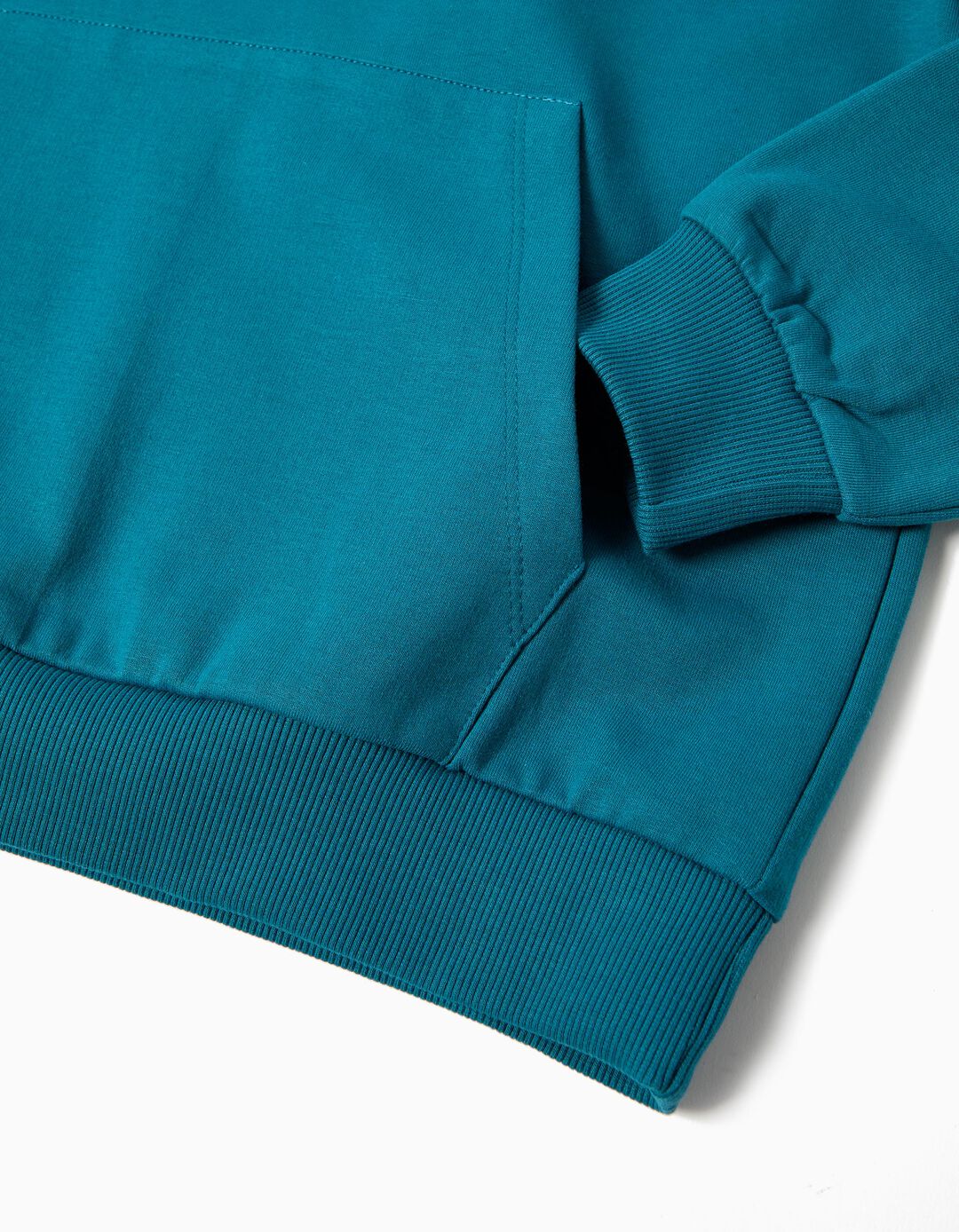 Sweatshirt com Capuz, Menino, Azul
