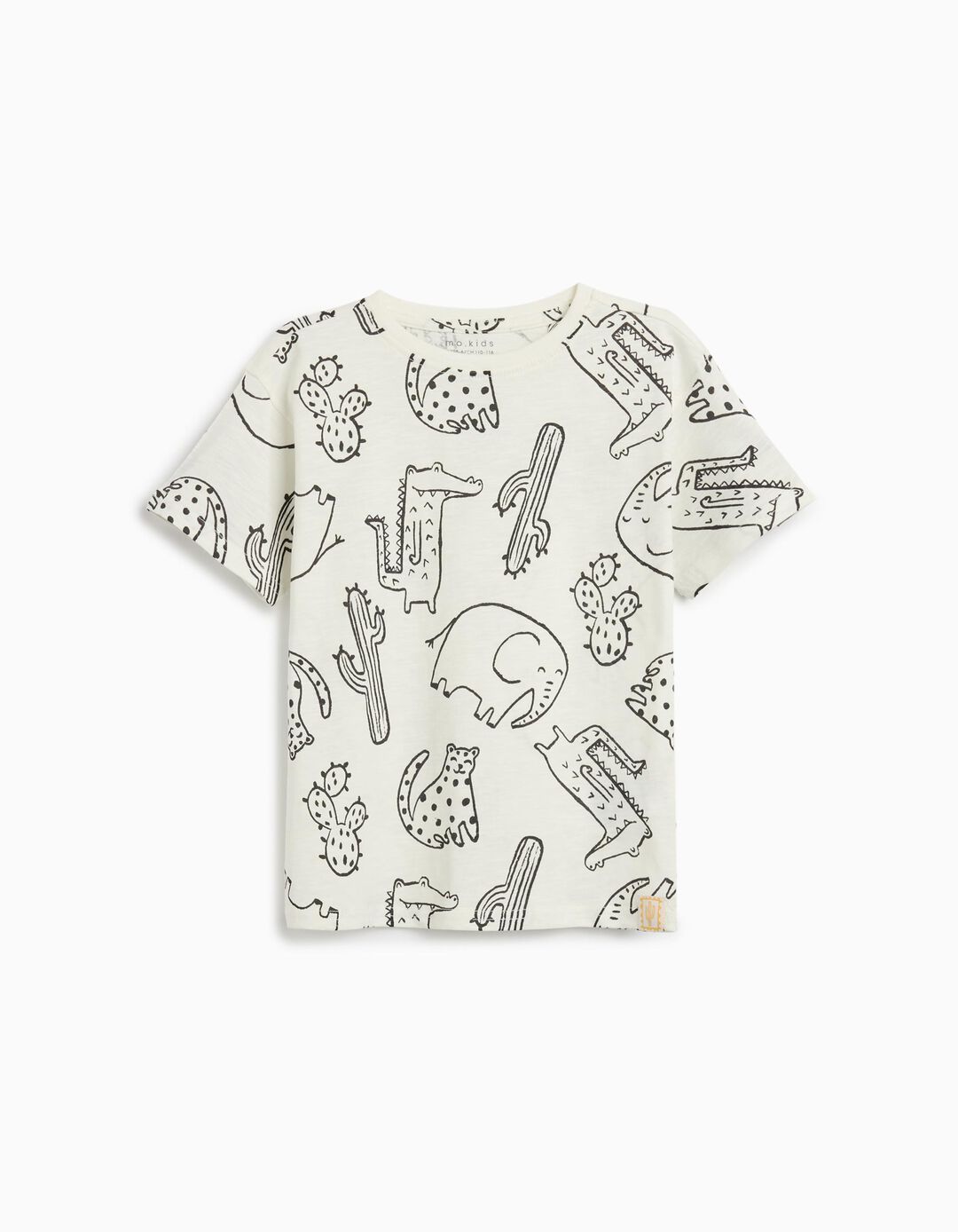 T-shirt Estampado, Menino, Branco