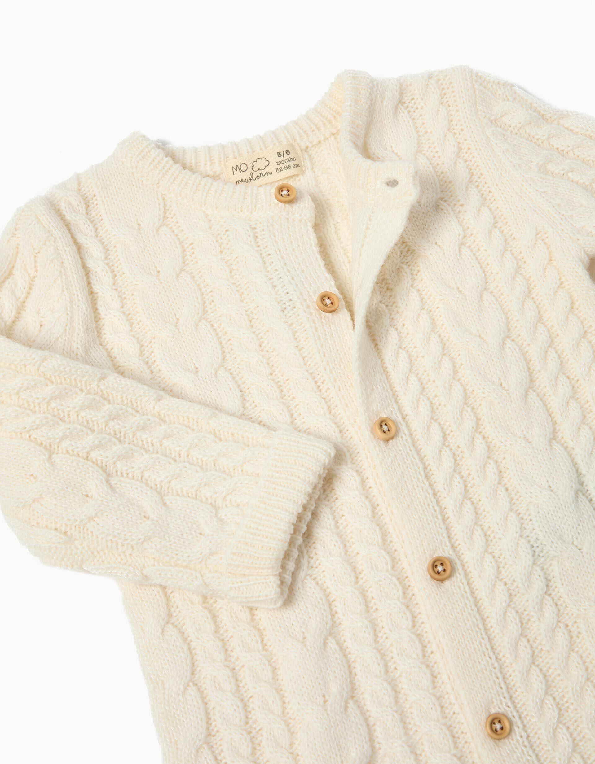 Comprar Online Macac&atilde;o Malha, Rec&eacute;m-Nascido, Branco 