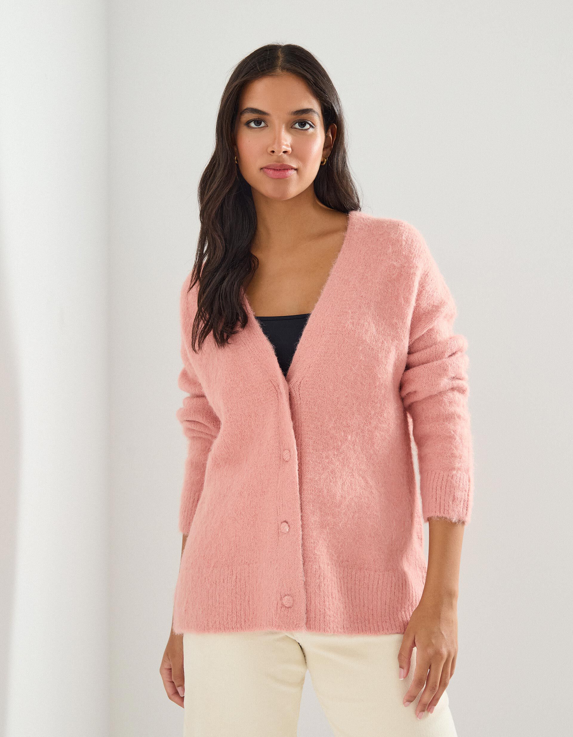 Comprar Online Casaco de Malha, Mulher, Rosa