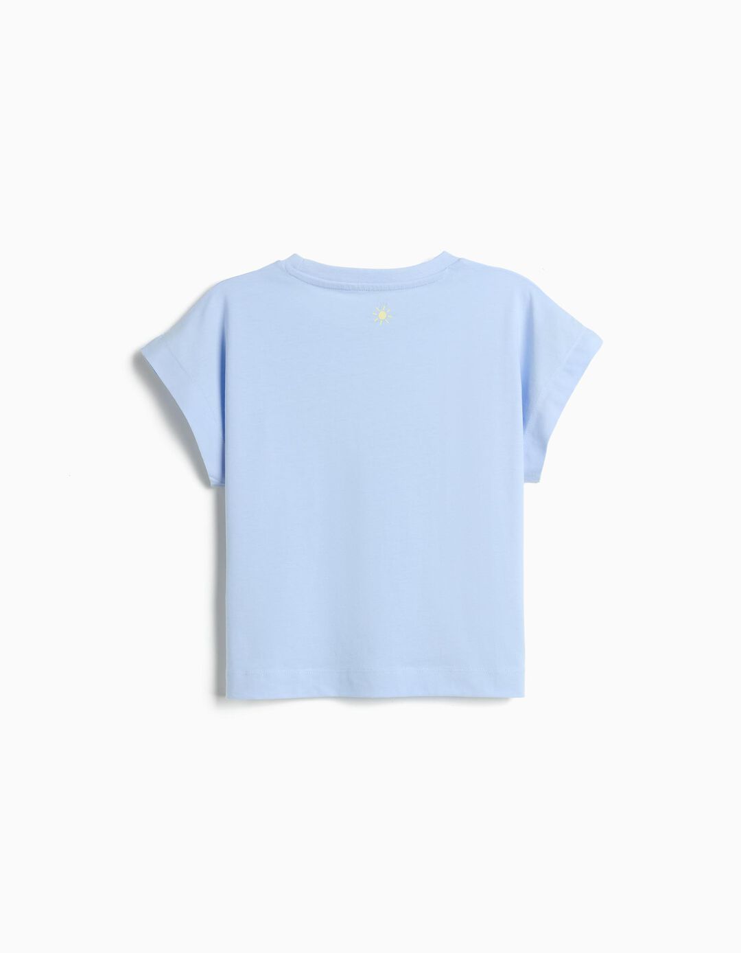 T-shirt Estampada, Menina, Azul Claro