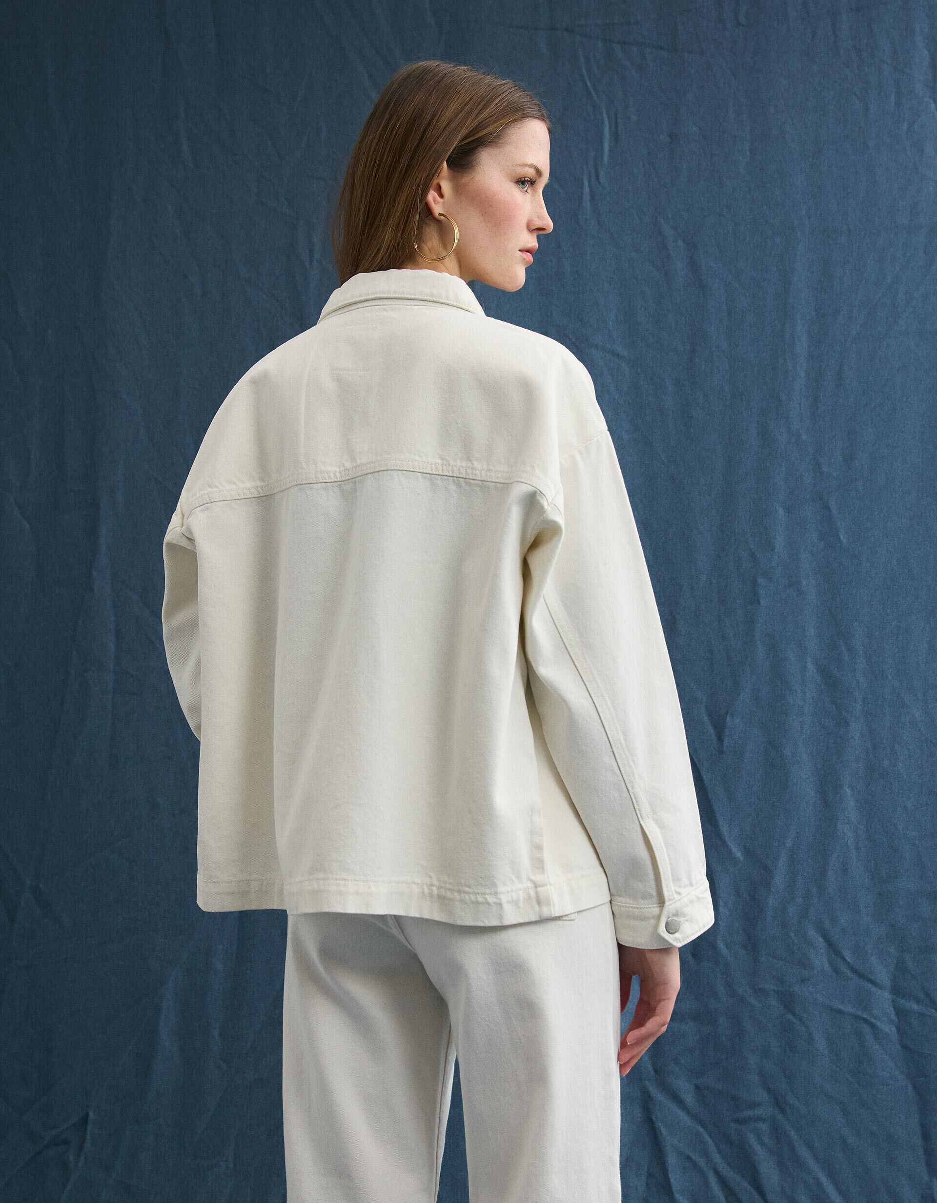 Comprar Online Casaco de Ganga, Mulher, Cru