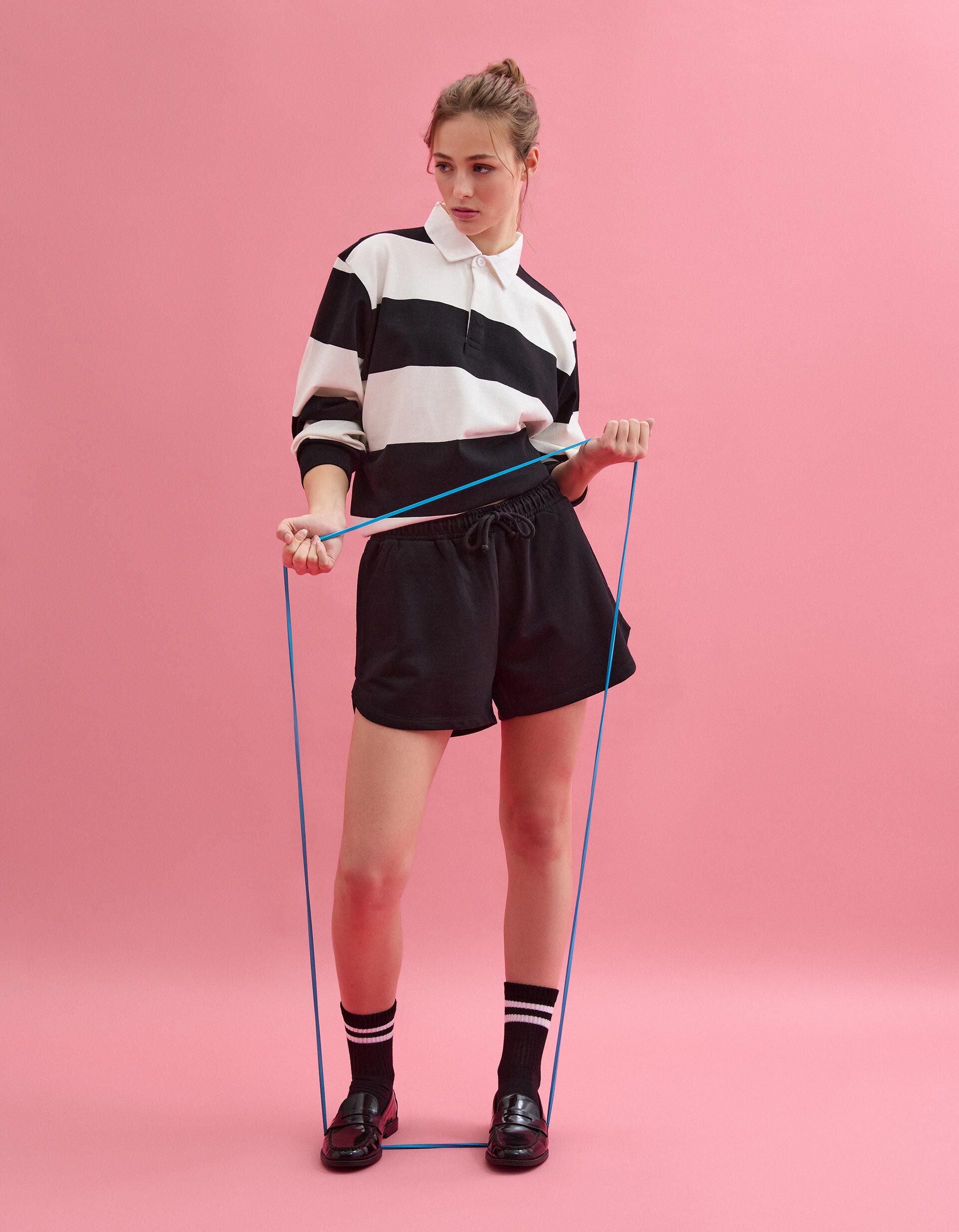 Comprar Online Cal&ccedil;&otilde;es Fleece, Mulher, Preto