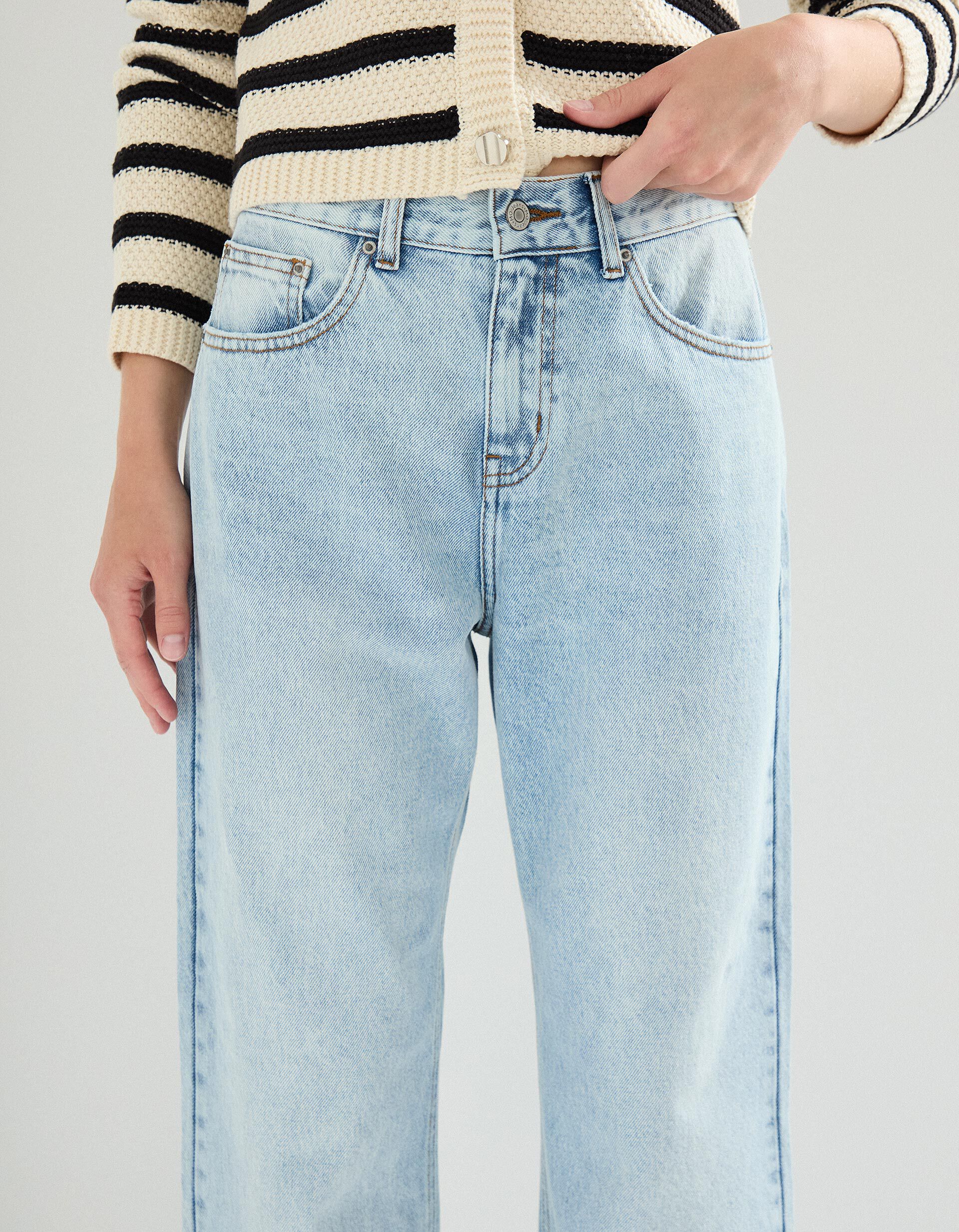 Comprar Online Cal&ccedil;as de Ganga Wide Leg, Mulher, Azul Claro 