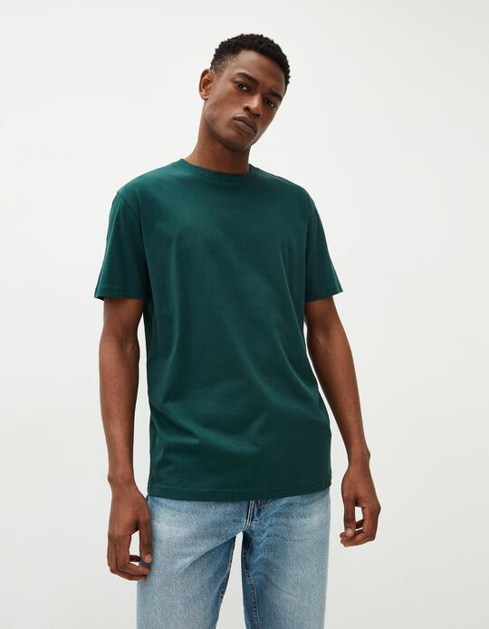 Comprar Online T-shirt, Homem, Verde Escuro