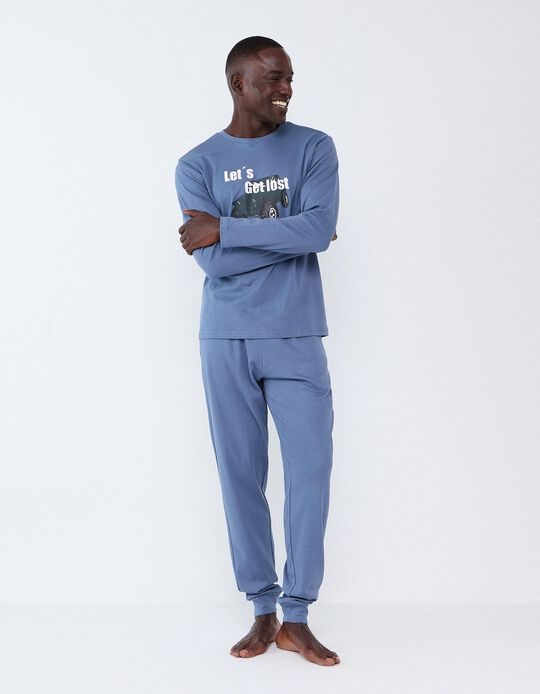 Comprar Online Pijama Interlock, Homem, Azul