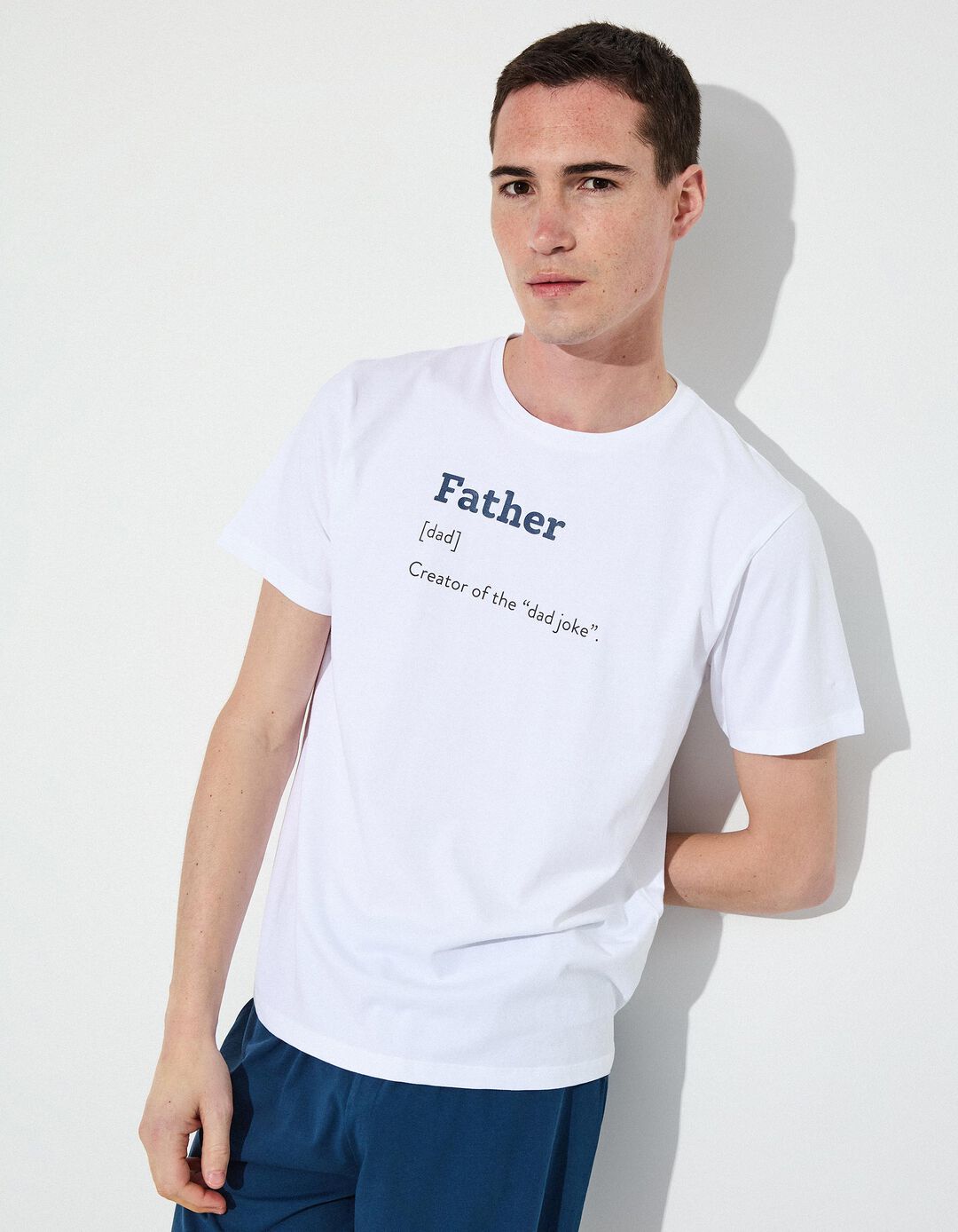 Pijama 'Pai', Homem, Branco