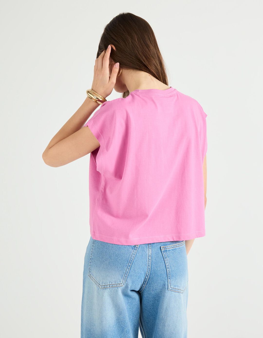 T-shirt Cropped 'Coca-Cola', Mulher, Rosa 