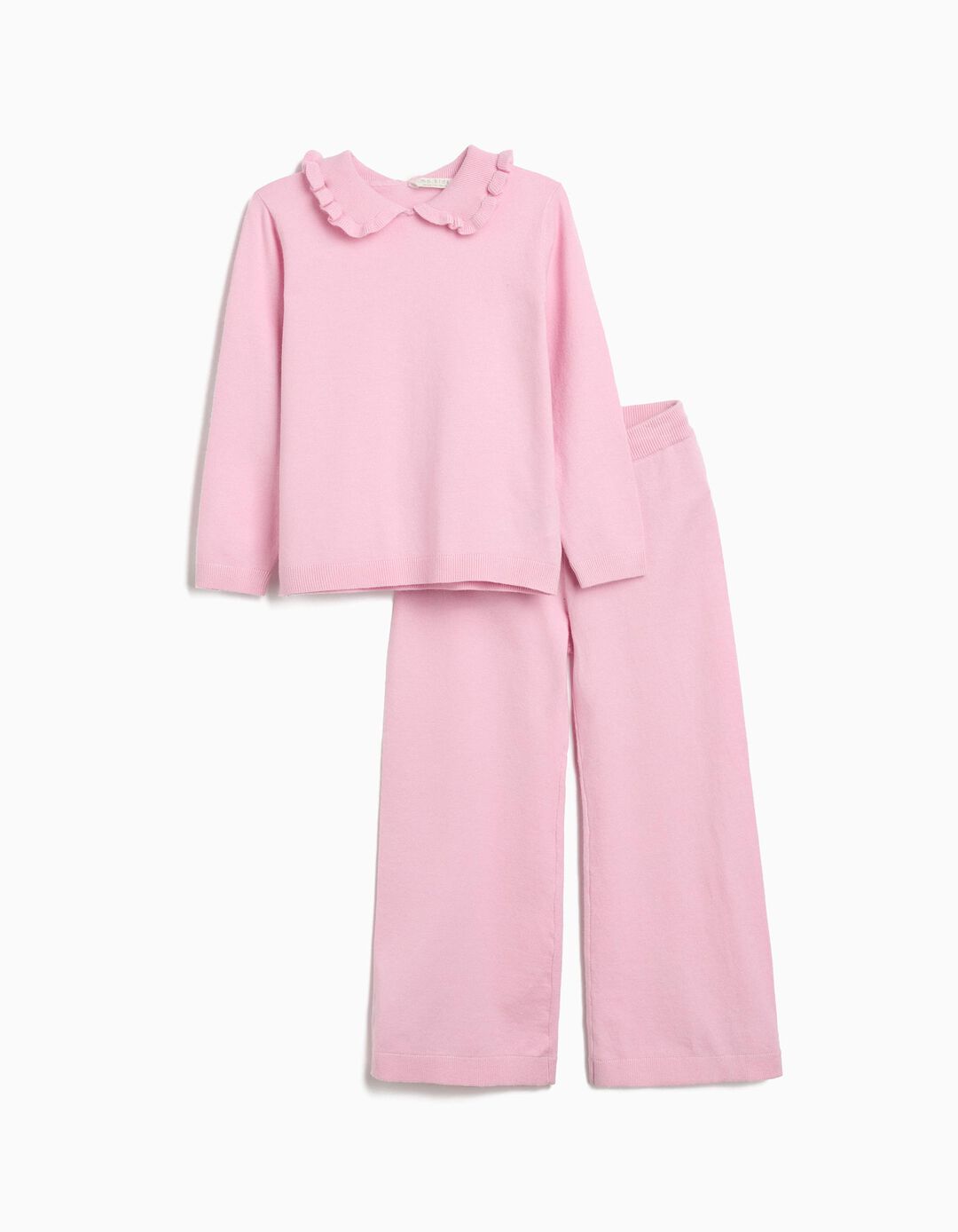 Conjunto Camisola e Calças, Menina, Rosa Claro