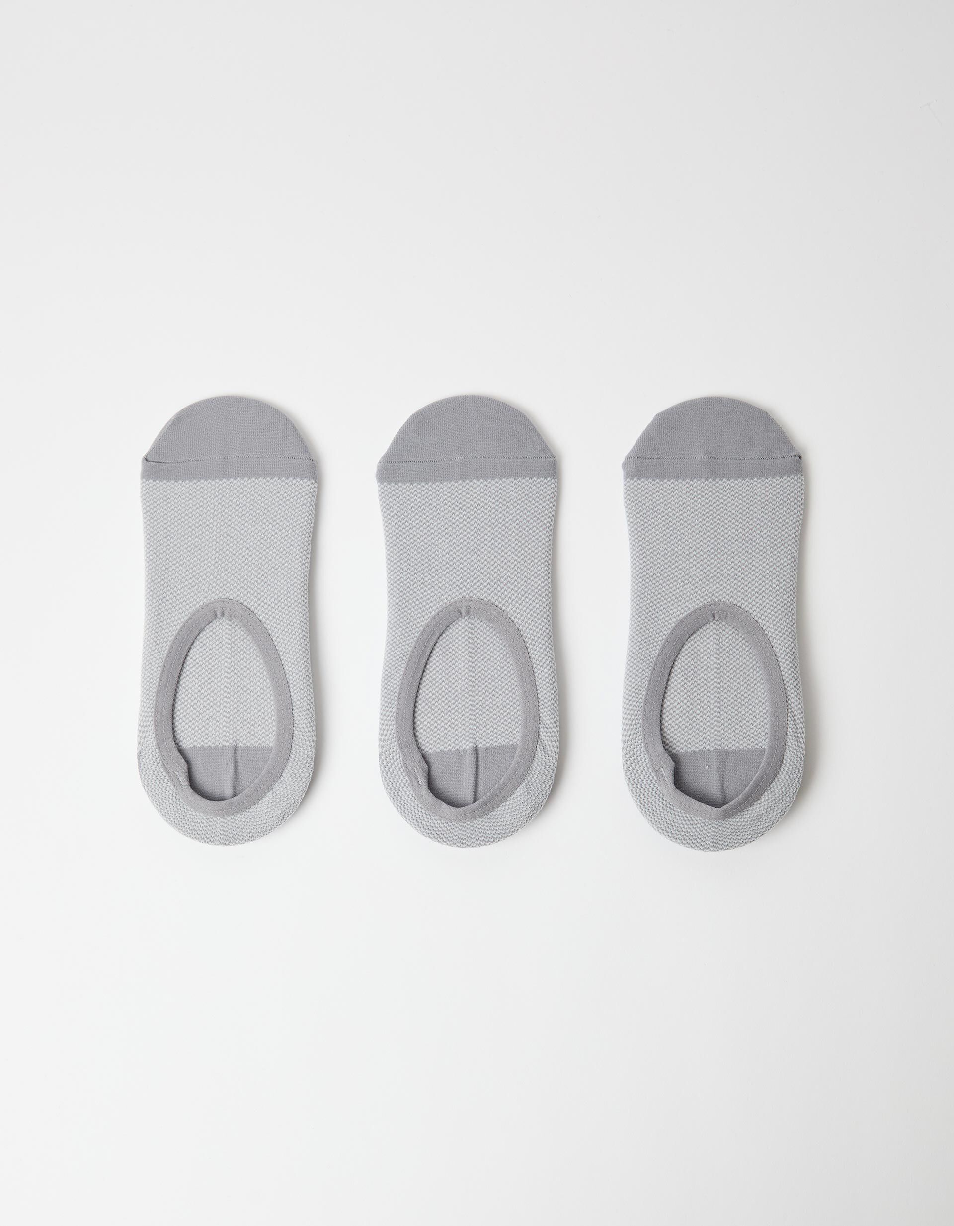 Comprar Online Pack 3 Pares de Meias Pezinhos, Homem, Cinzento