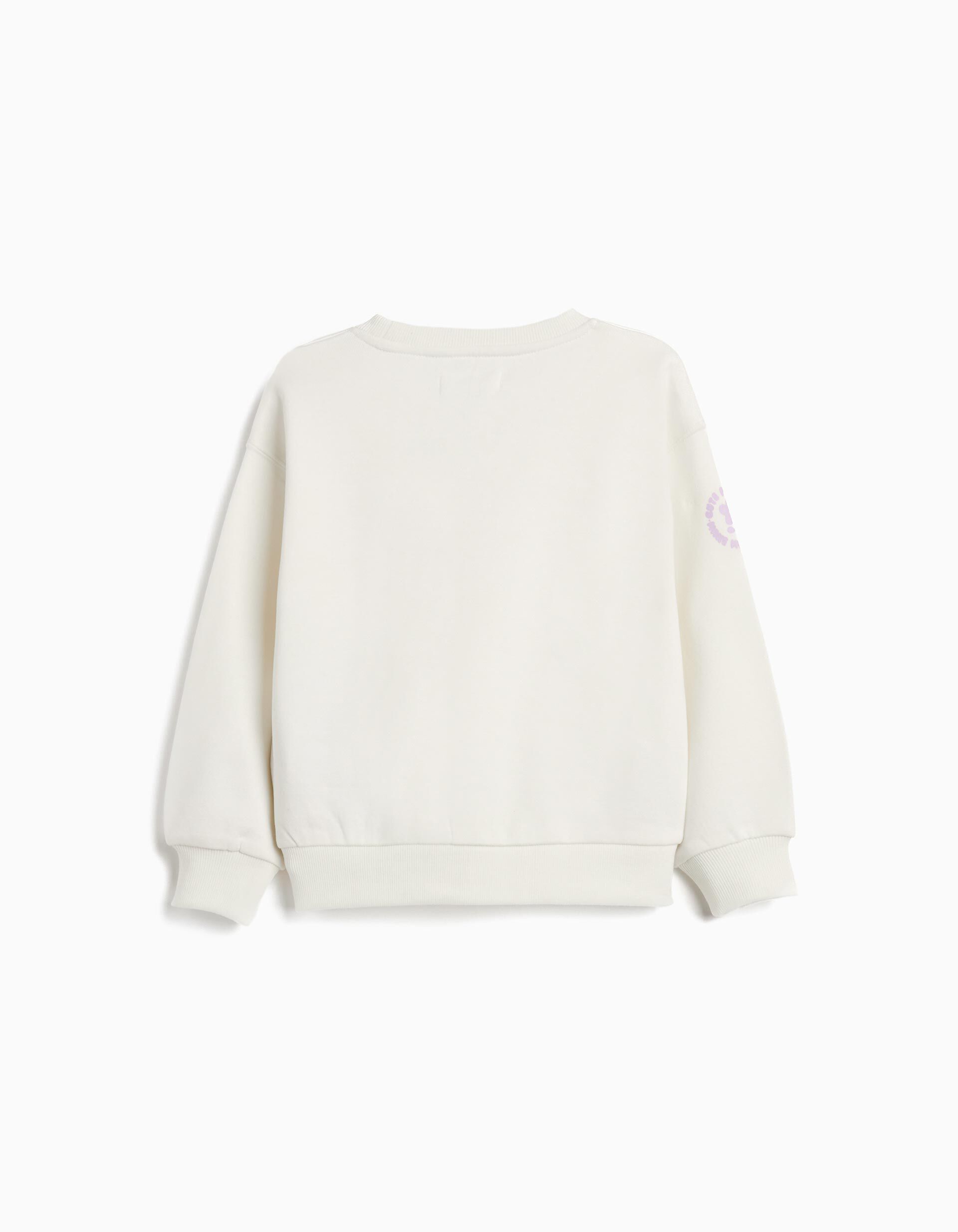 Comprar Online Sweatshirt de Felpa, Menina, Branco