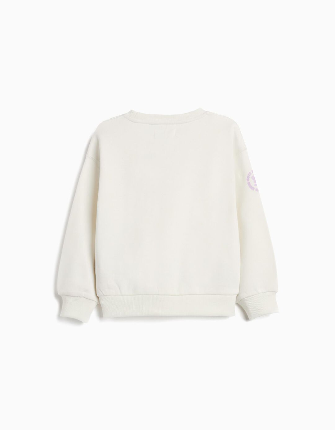 Sweatshirt de Felpa, Menina, Branco