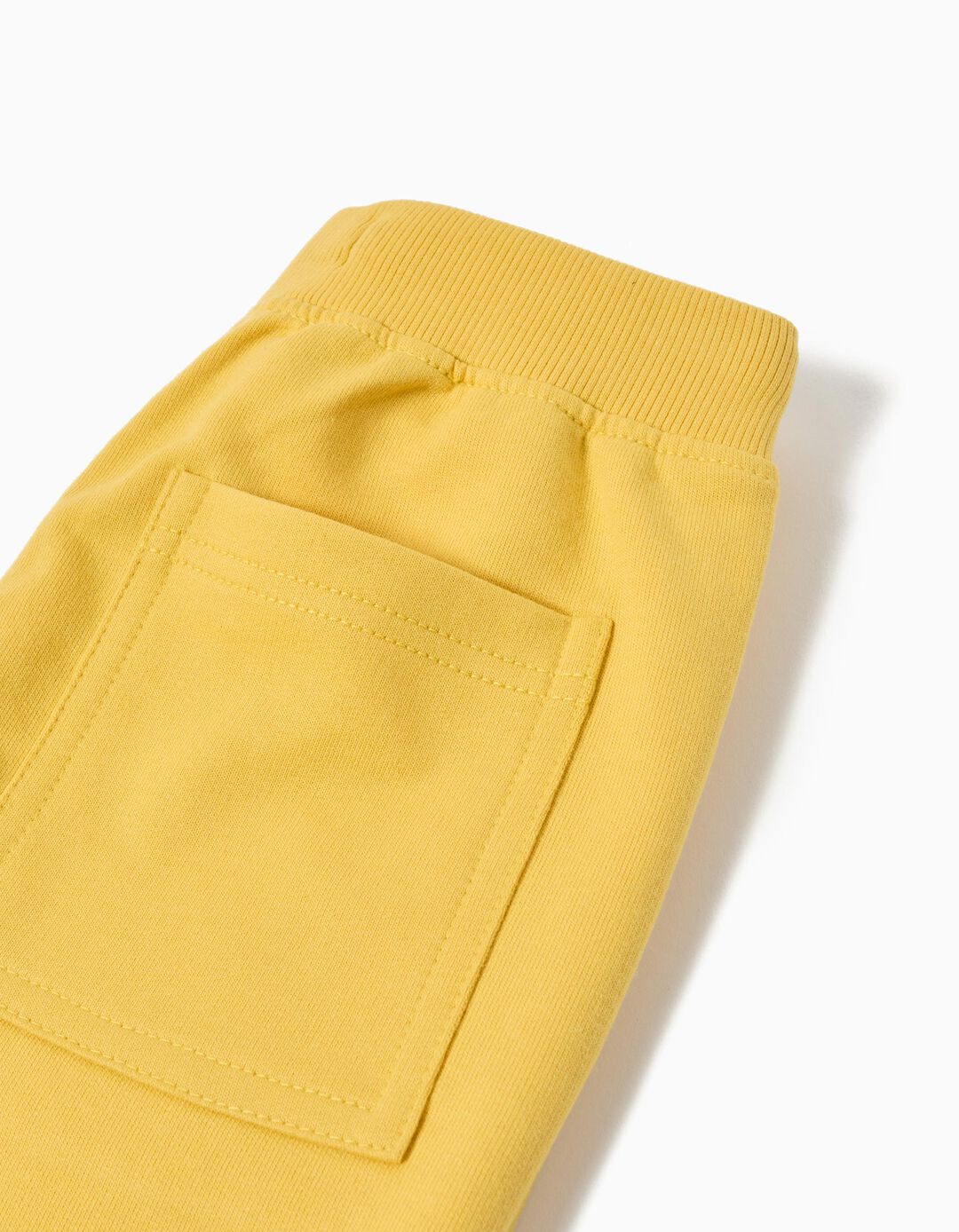 Calções Fleece, Menino, Amarelo Claro