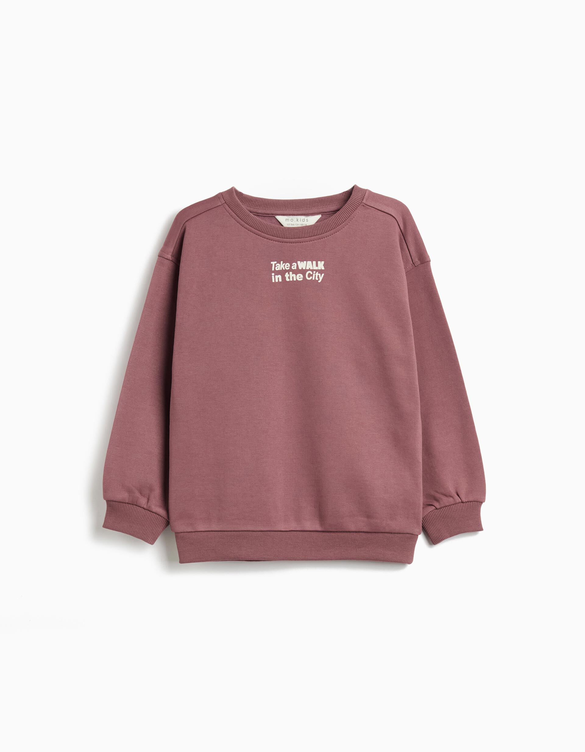 Comprar Online Sweatshirt de Felpa, Menino, Vermelho Escuro
