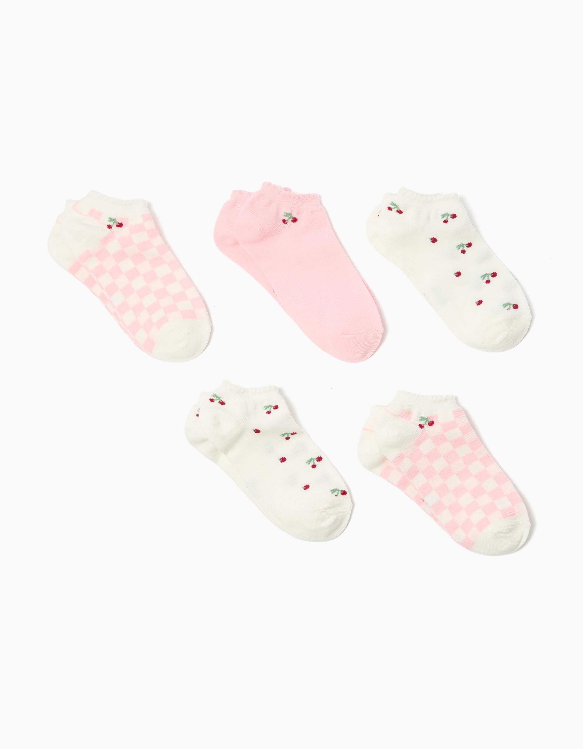 Comprar Online Pack 5 Pares de Meias, Menina, Multicor