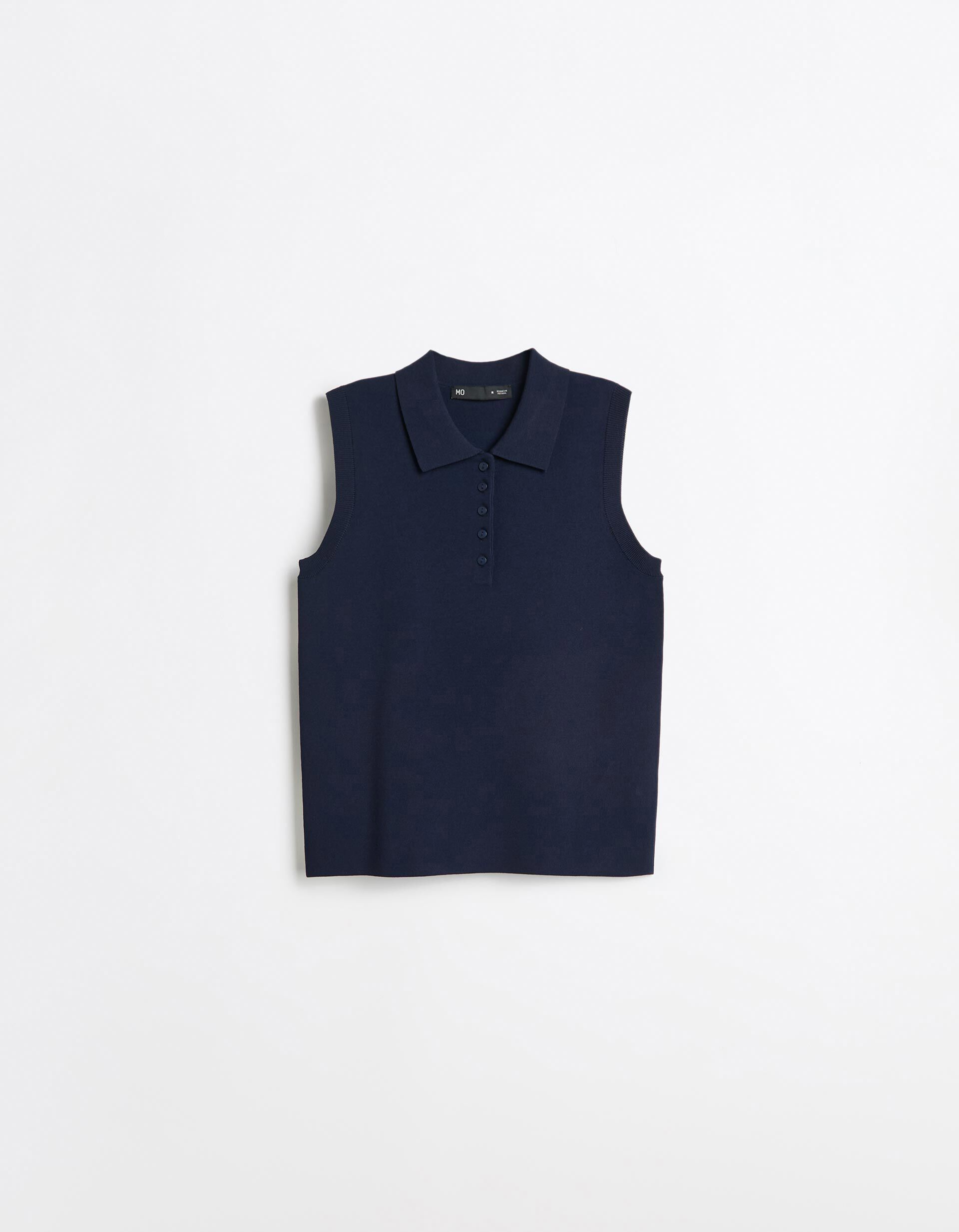 Comprar Online Polo Sem Mangas, Mulher, Azul Escuro