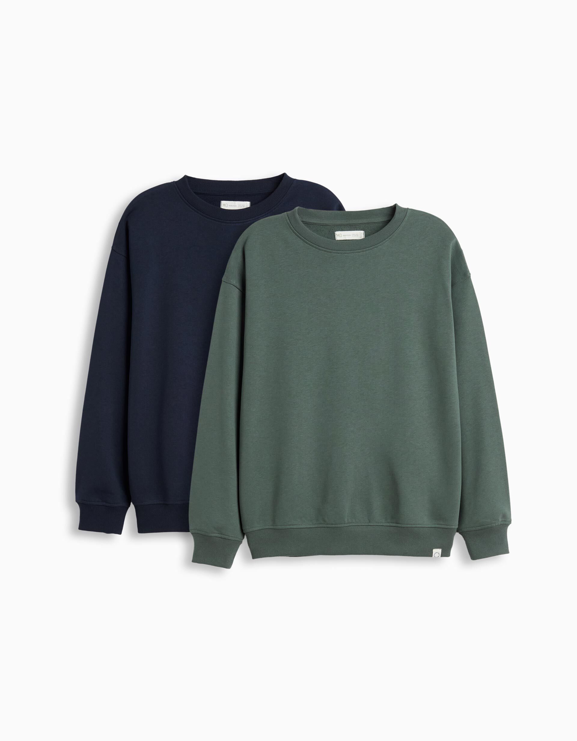 Comprar Online Pack 2 Sweatshirts De Felpa, Menino, Verde Escuro