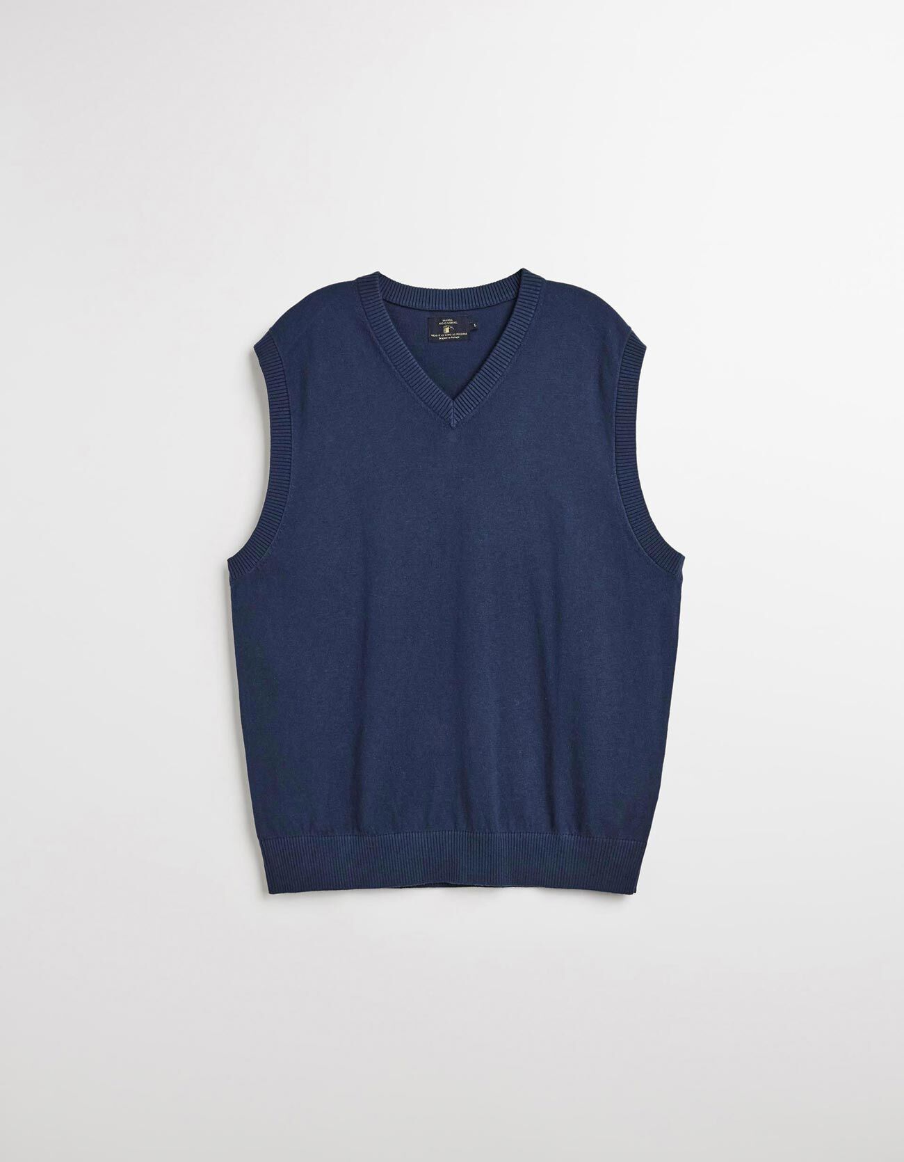 Comprar Online Colete com Caxemira, Homem, Azul Escuro