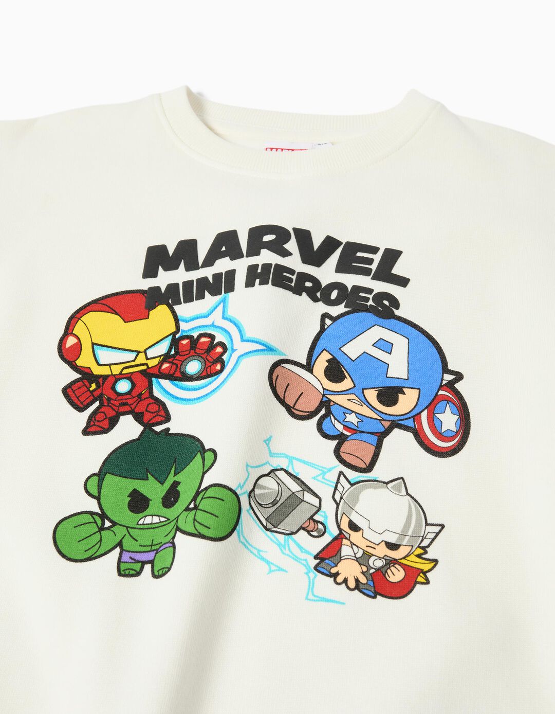 Sweatshirt de Felpa 'Marvel' ©Disney, Menino, Branco 