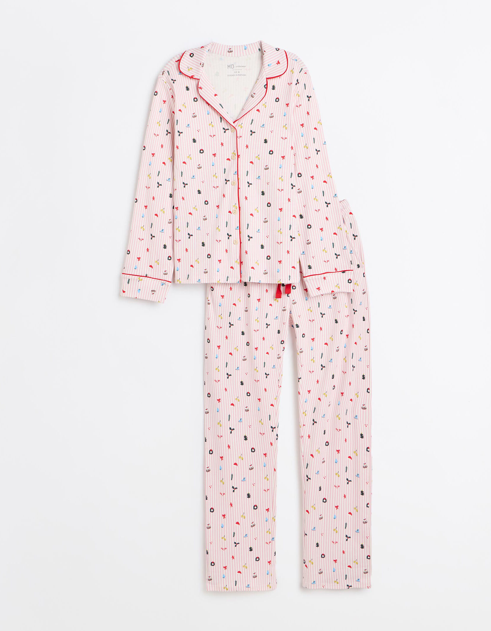 Comprar Online Pijama Camiseiro De Natal, Mulher, Rosa