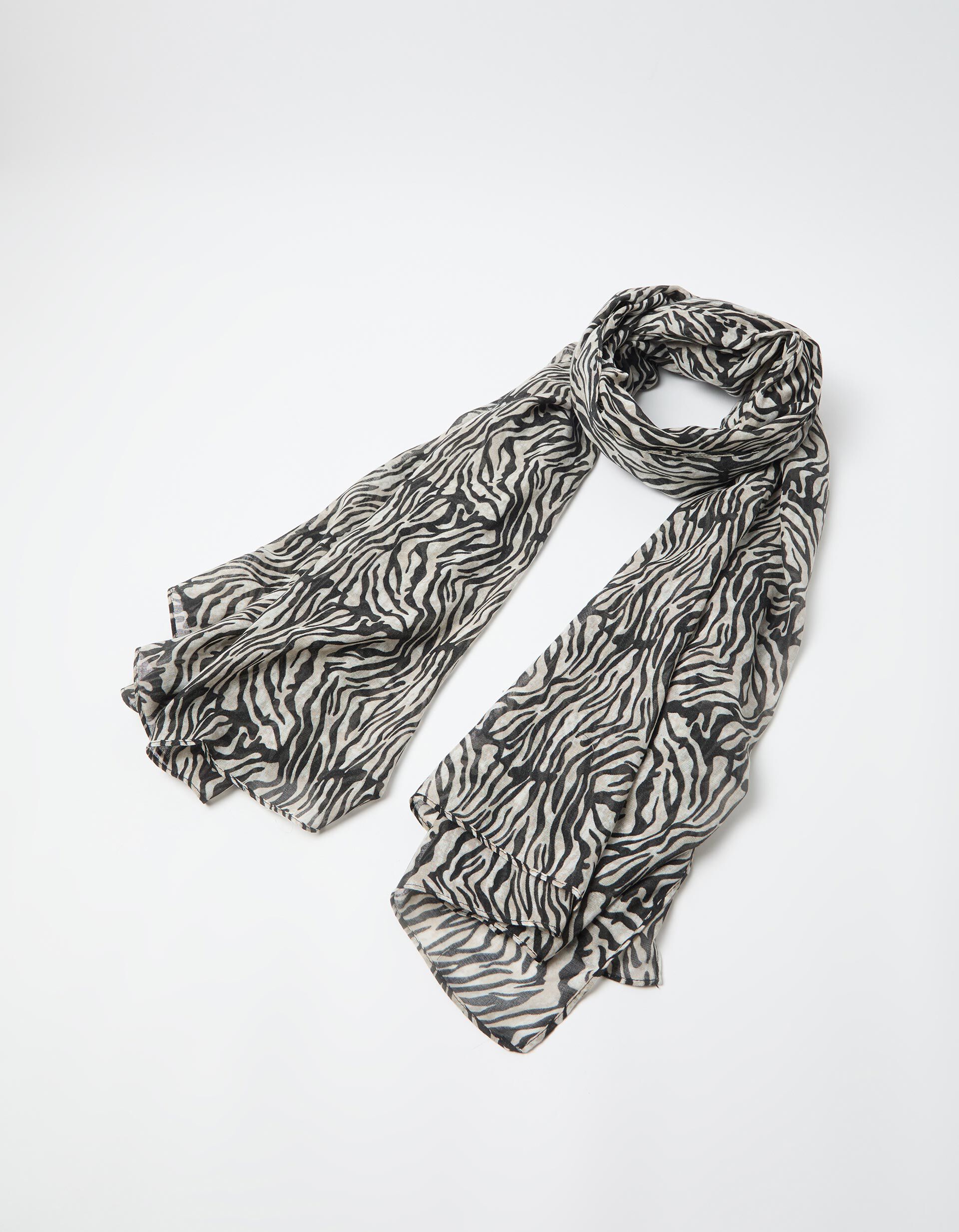 Comprar Online Len&ccedil;o Animal Print, Mulher, Preto