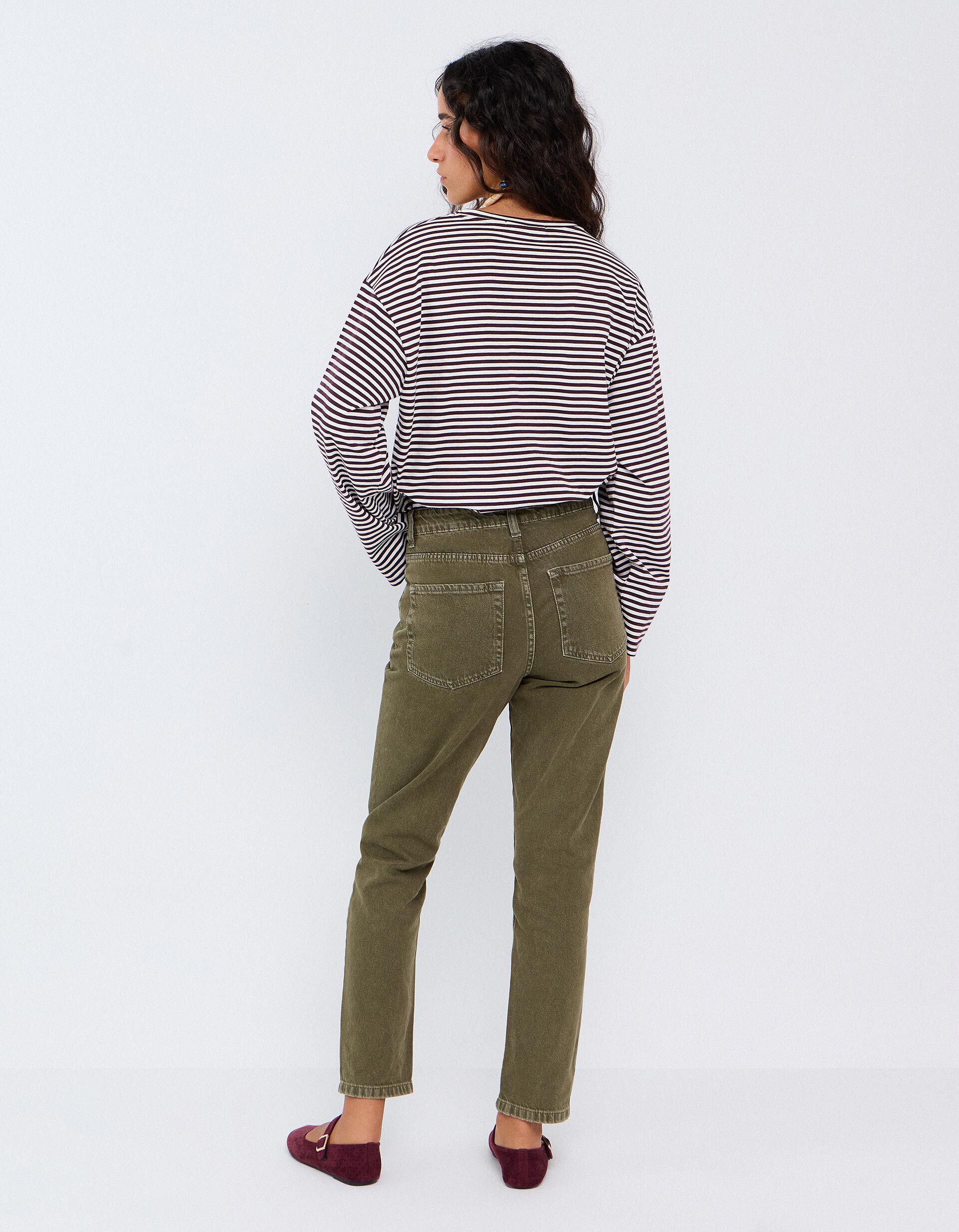 Comprar Online Cal&ccedil;as De Ganga Mom Fit, Mulher, Verde Escuro