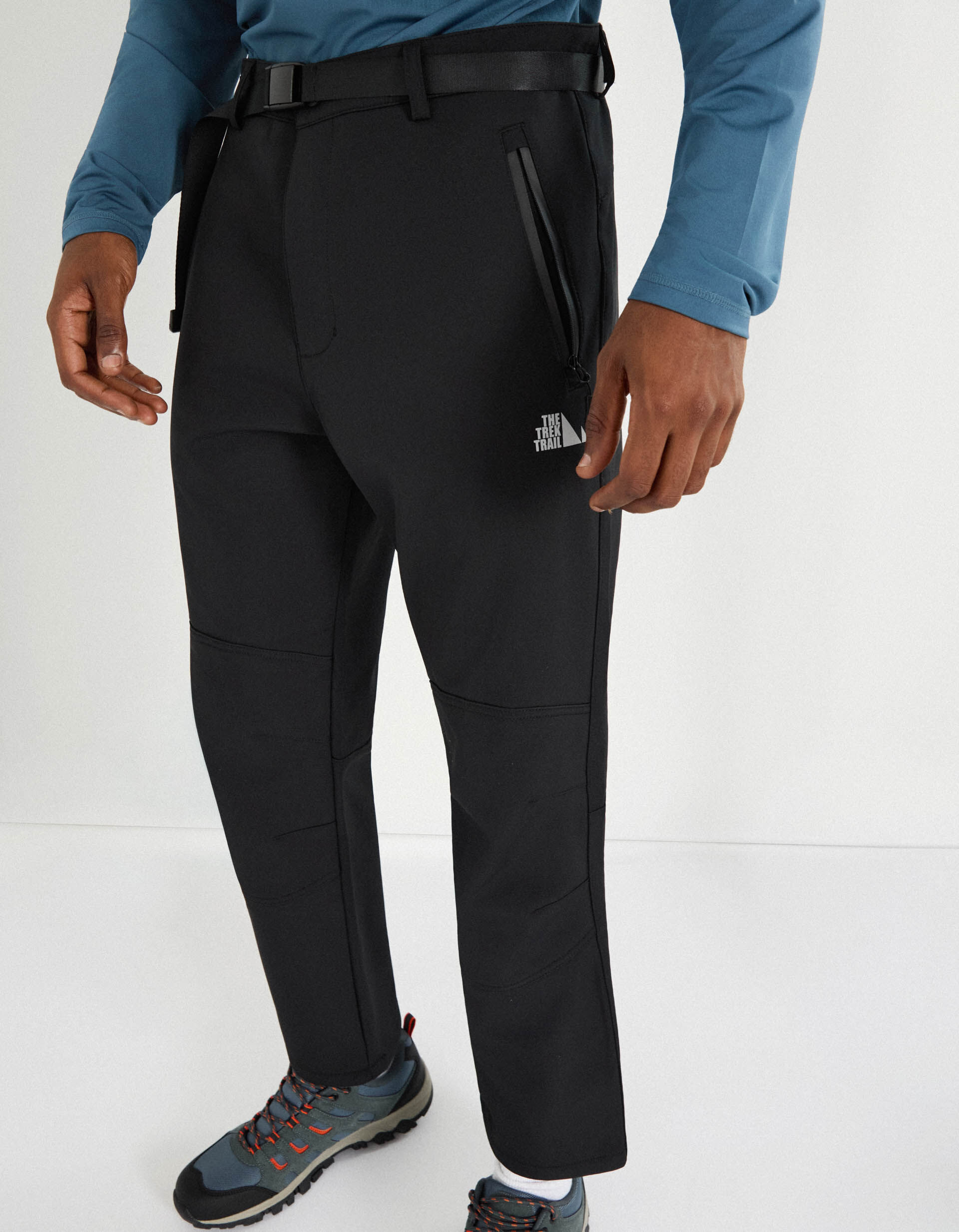 Comprar Online Cal&ccedil;as de Desporto, Homem, Preto 