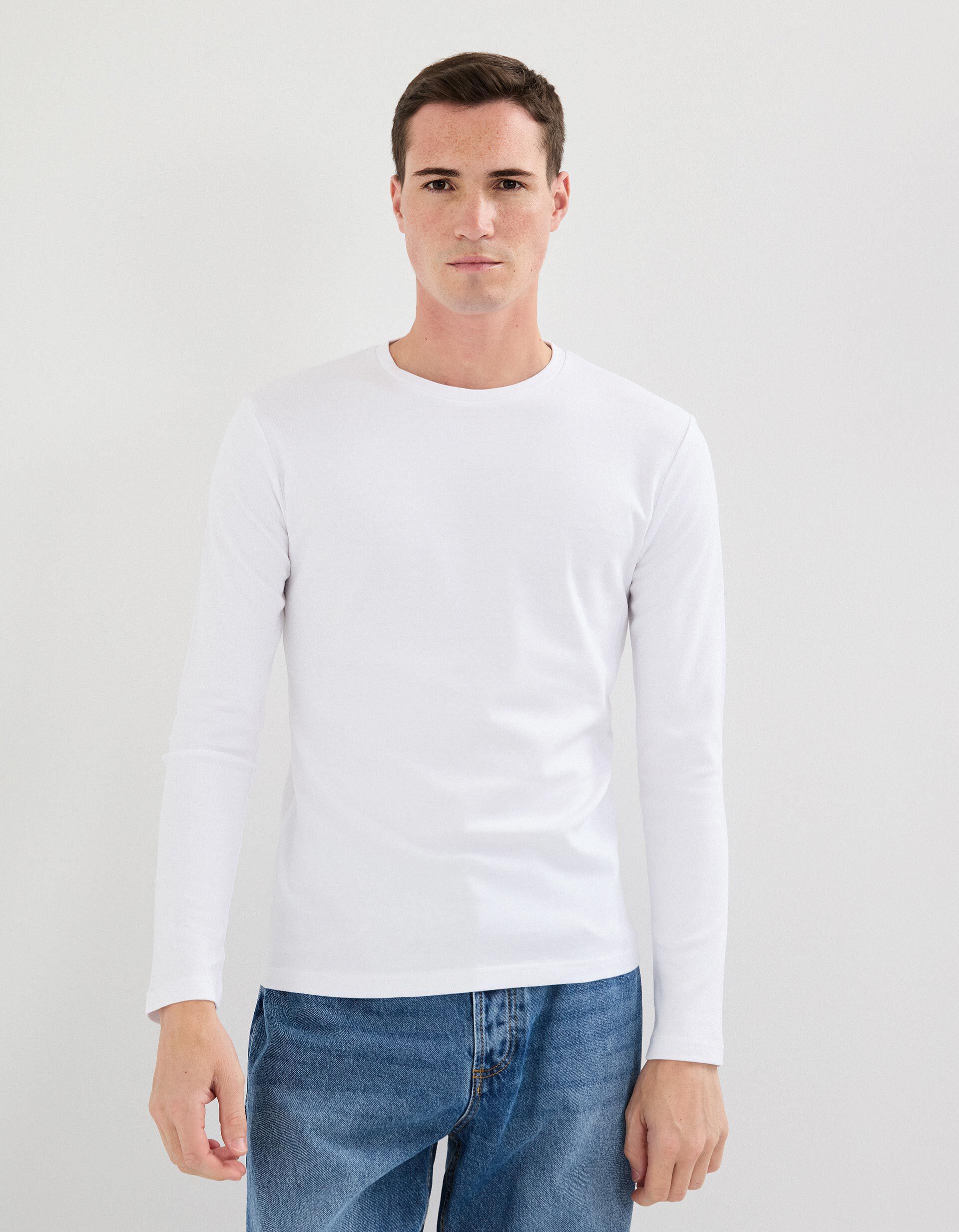 Camisola Interior, Homem, Branco