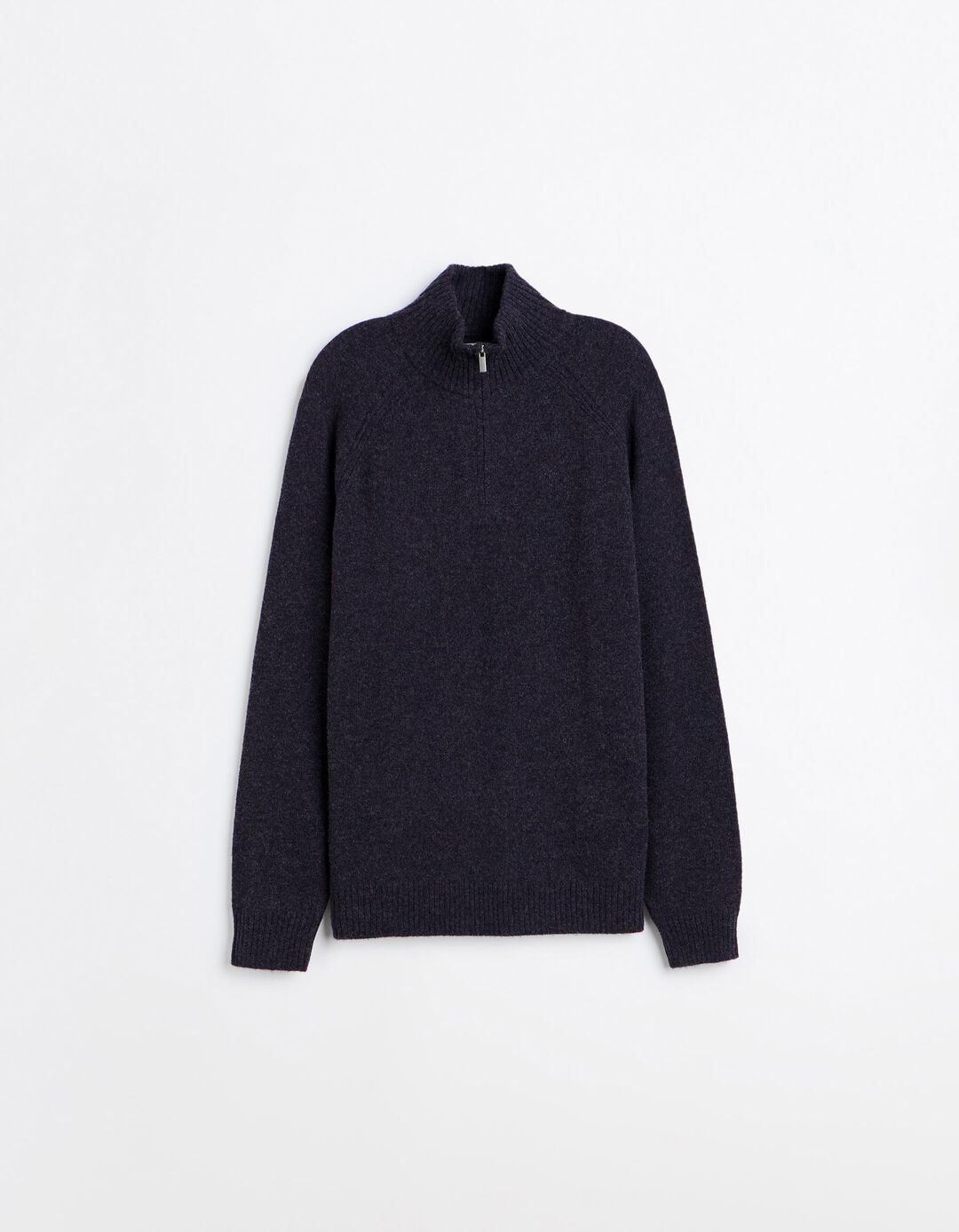 Camisola Com Mistura De L&atilde;, Homem, Azul Escuro