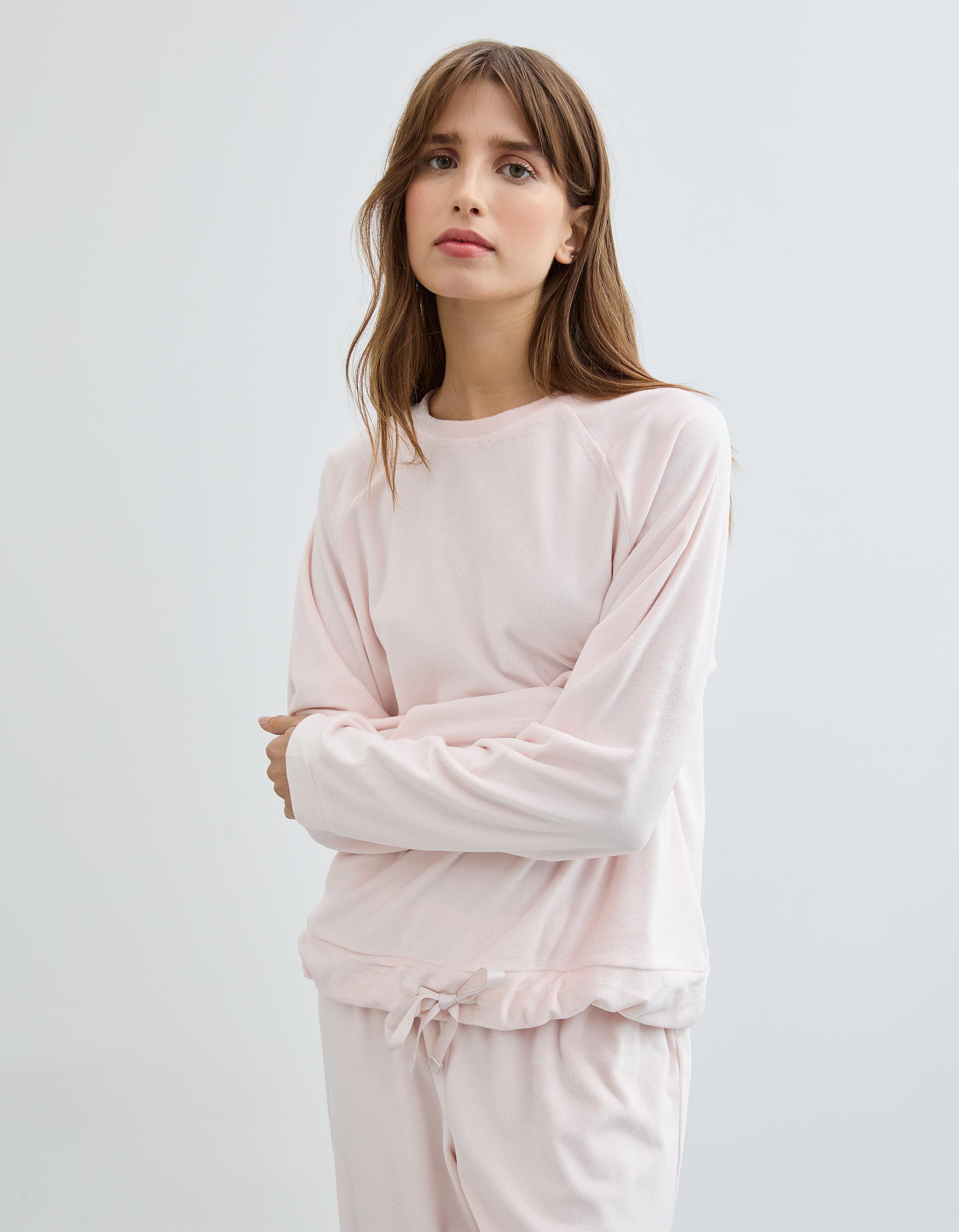 Comprar Online Pijama Veludo, Mulher, Rosa Claro