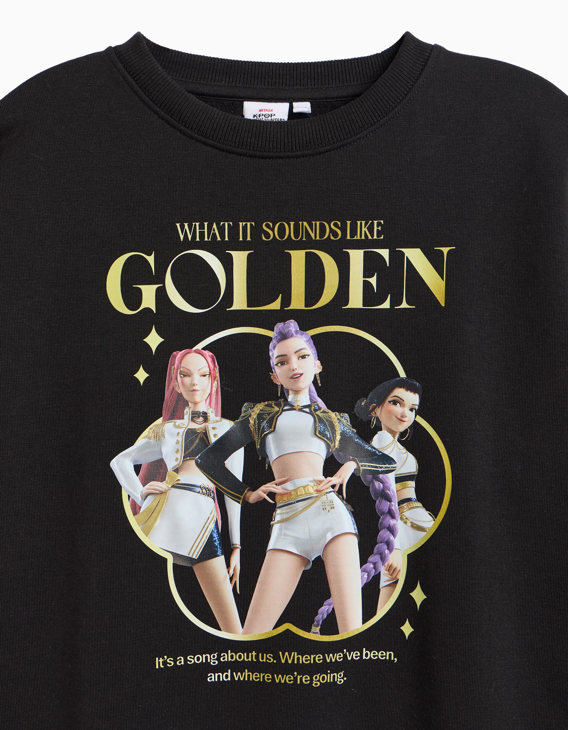 Comprar Online Sweatshirt 'K-Pop Demon Hunters', Menina, Preto