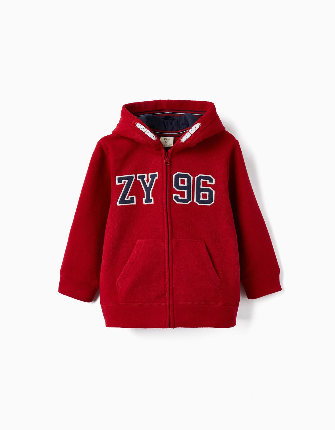 Polar Hooded Jacket for Boy 'ZY', Red