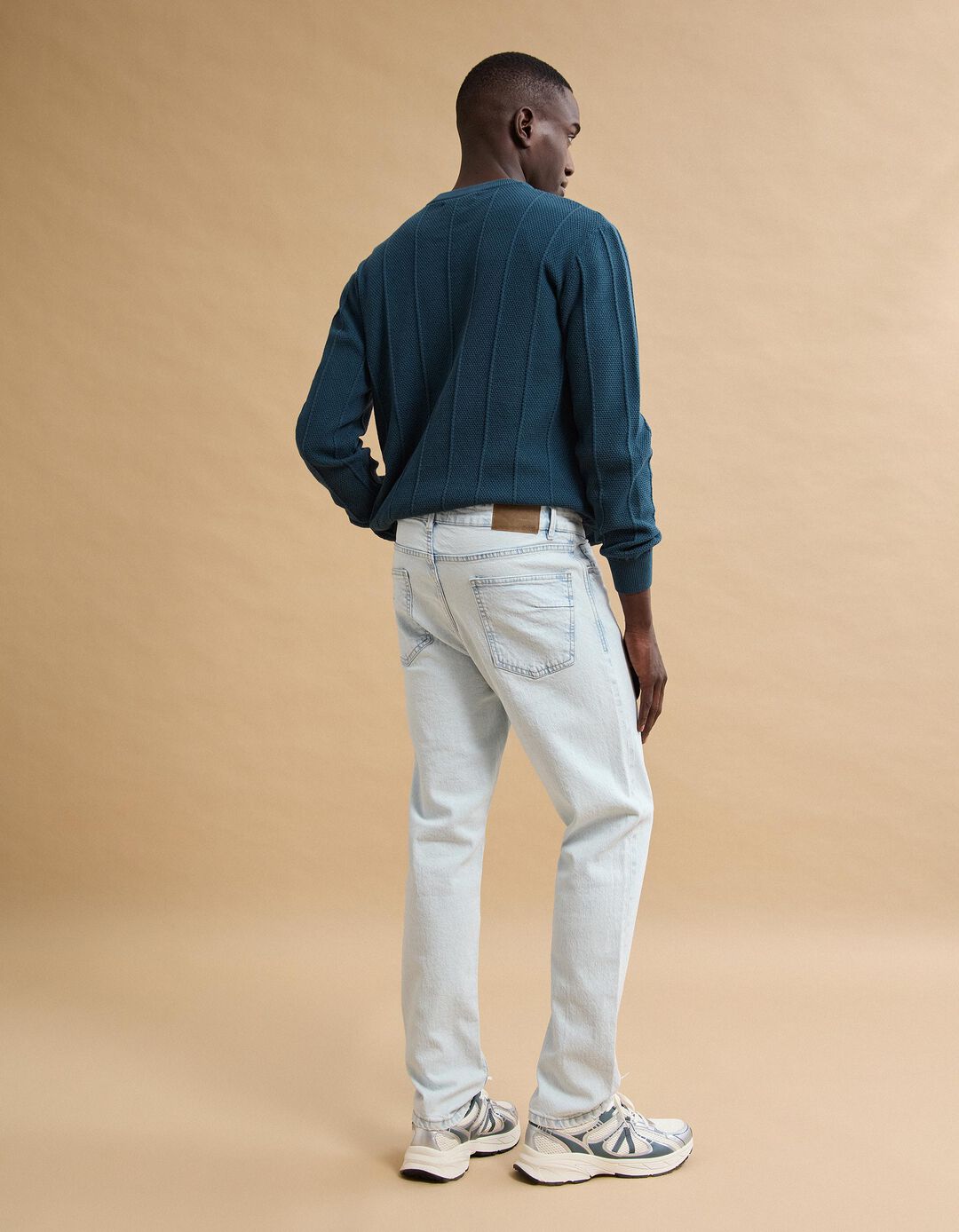 Jeans 'Slim Fit', Homem, Azul Claro