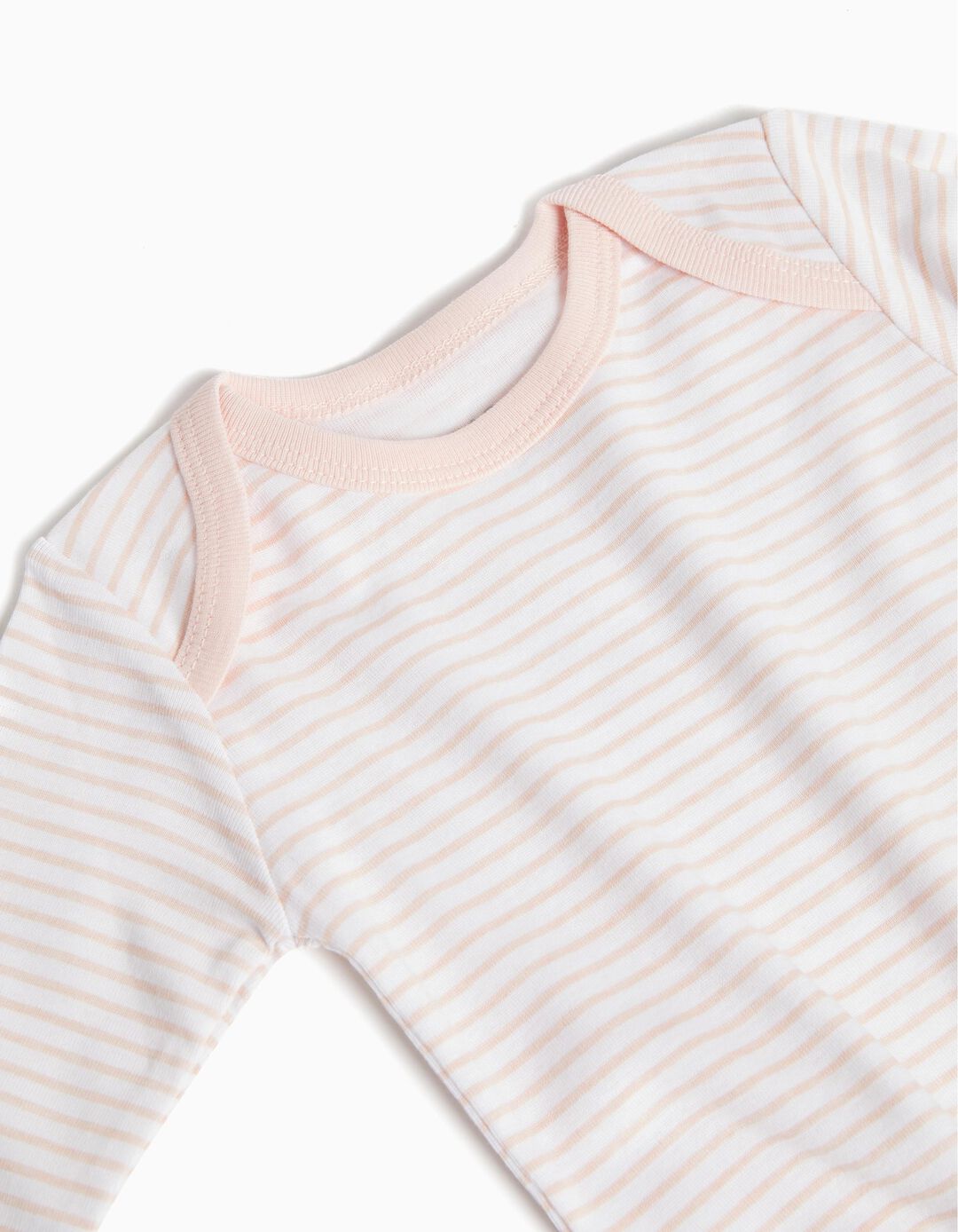 Pack 5 Long Sleeve Bodies, Baby Girl, Multicolor