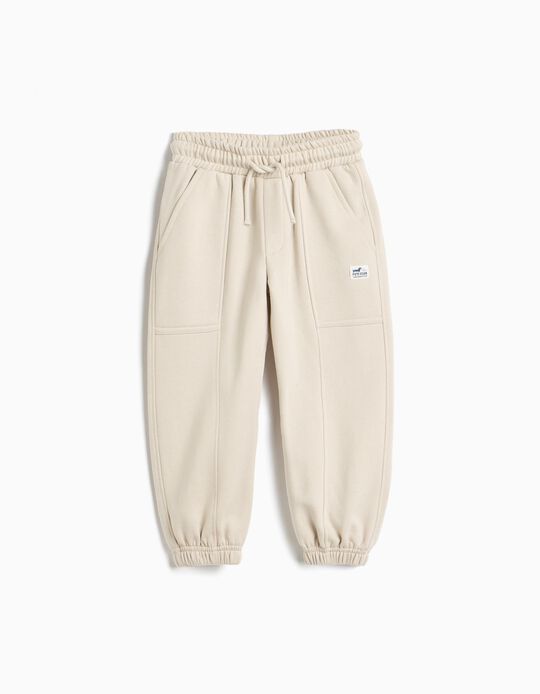 Comprar Online Cal&ccedil;as De Jogging, Menino, Bege Claro