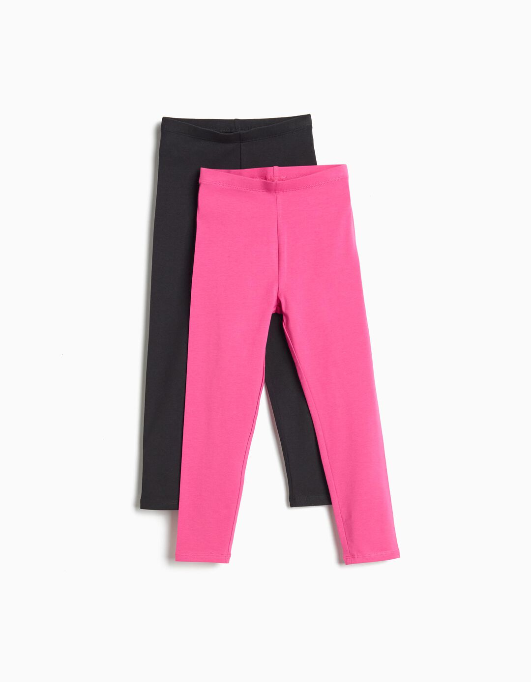 Pack 2 Leggings, Menina, Preto