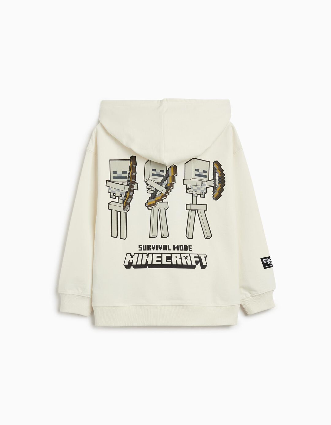 Casaco com Capuz 'Minecraft', Menino, Branco