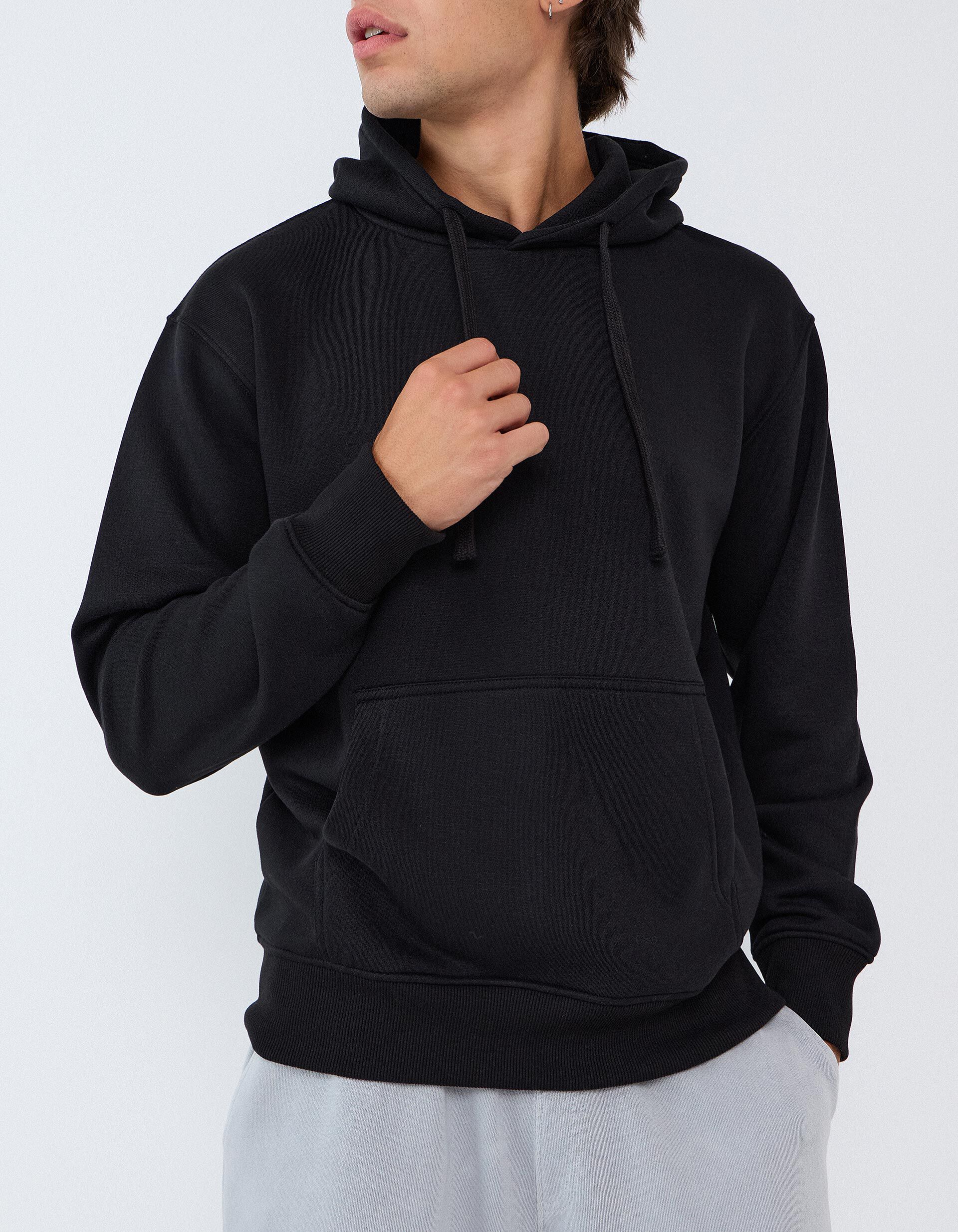Comprar Online Sweatshirt Com Capuz, Homem, Preto