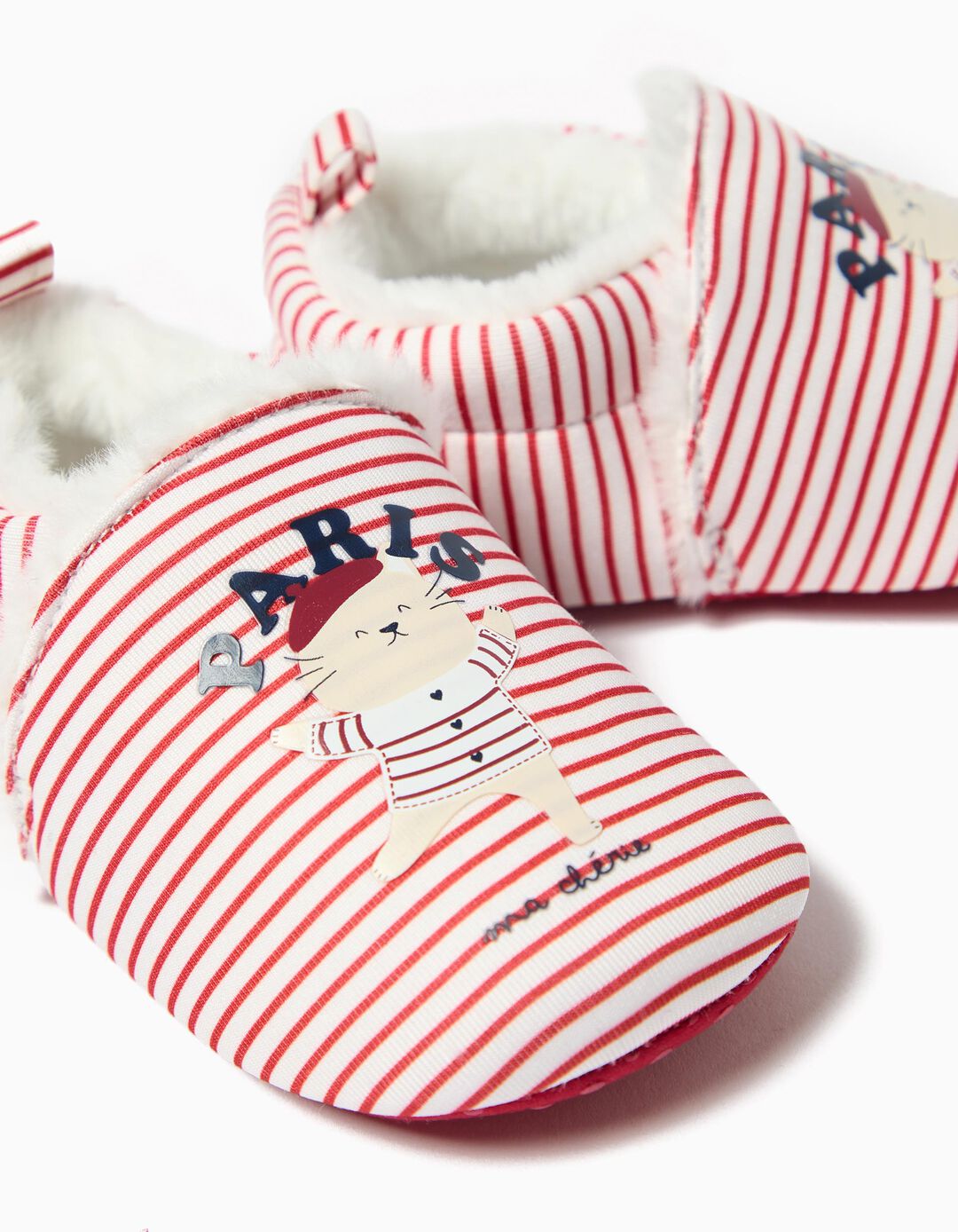 Pantufas Riscas com Estampado, Menina, Multicor