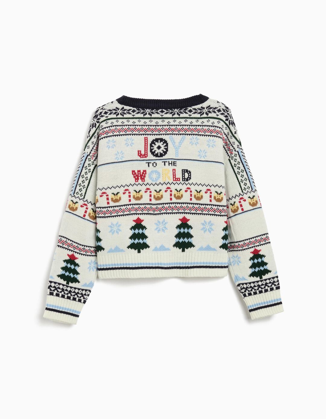 Camisola Natal de Malha, Menina, Multicor 