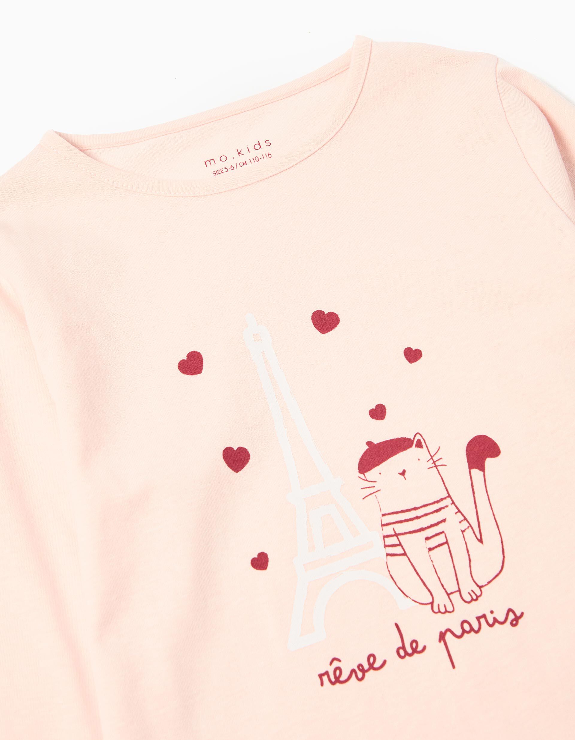 Comprar Online Pijama Jersey, Menina, Rosa Claro 