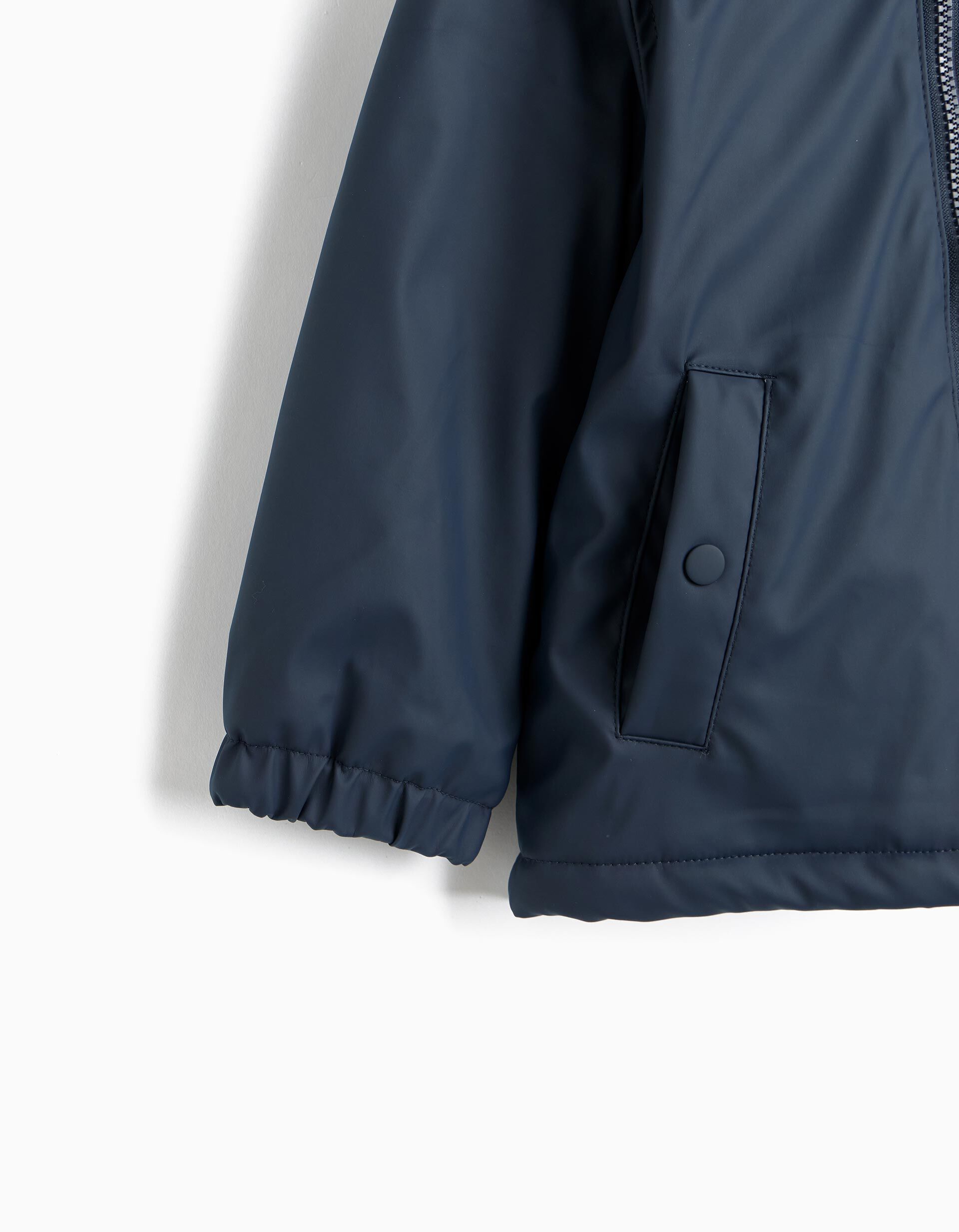 Comprar Online Parka Com Forro Sherpa, Menino, Azul Escuro