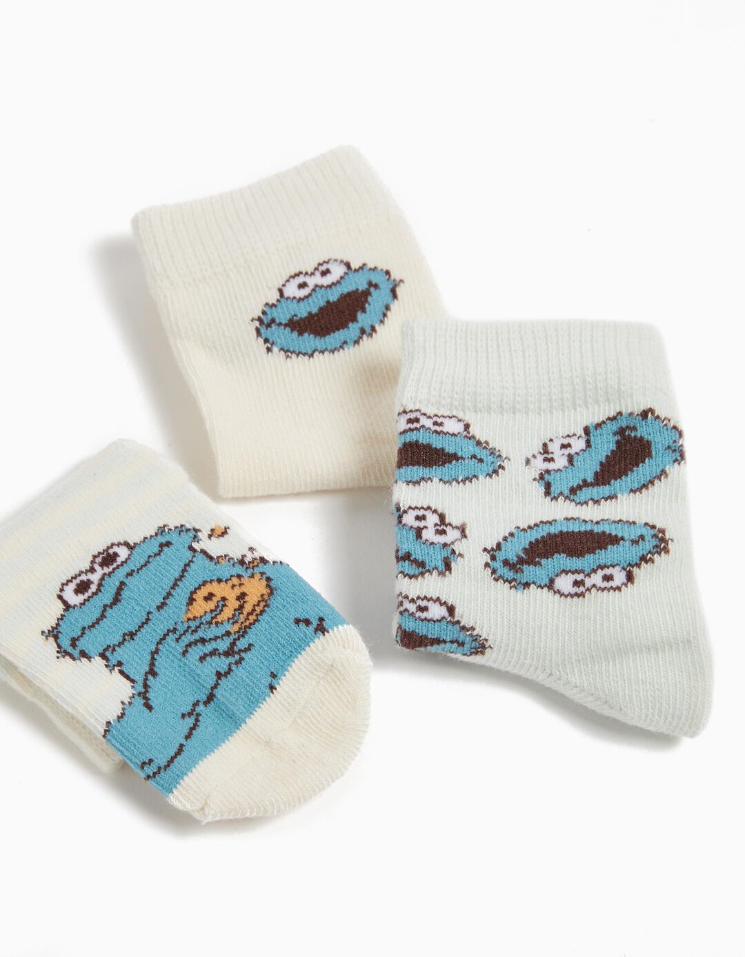 Pack 3 Pairs of 'Sesame Street' Socks, Baby Boy, Multicolor